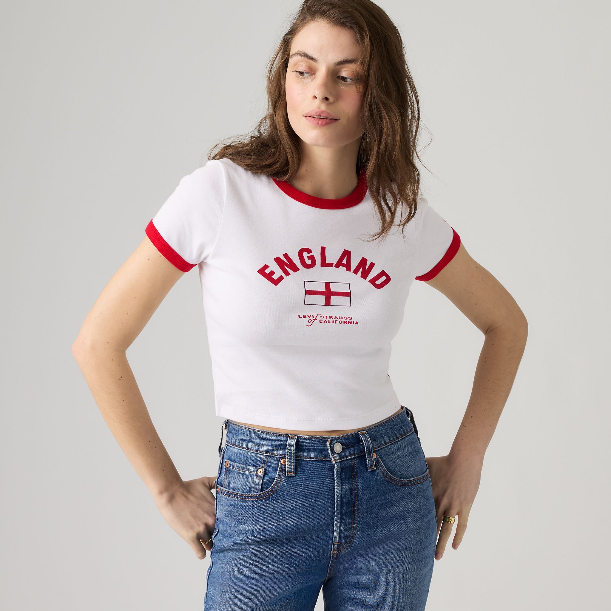 Levi's® England Women's Ringer Tee - Multicolor | Levi's SG