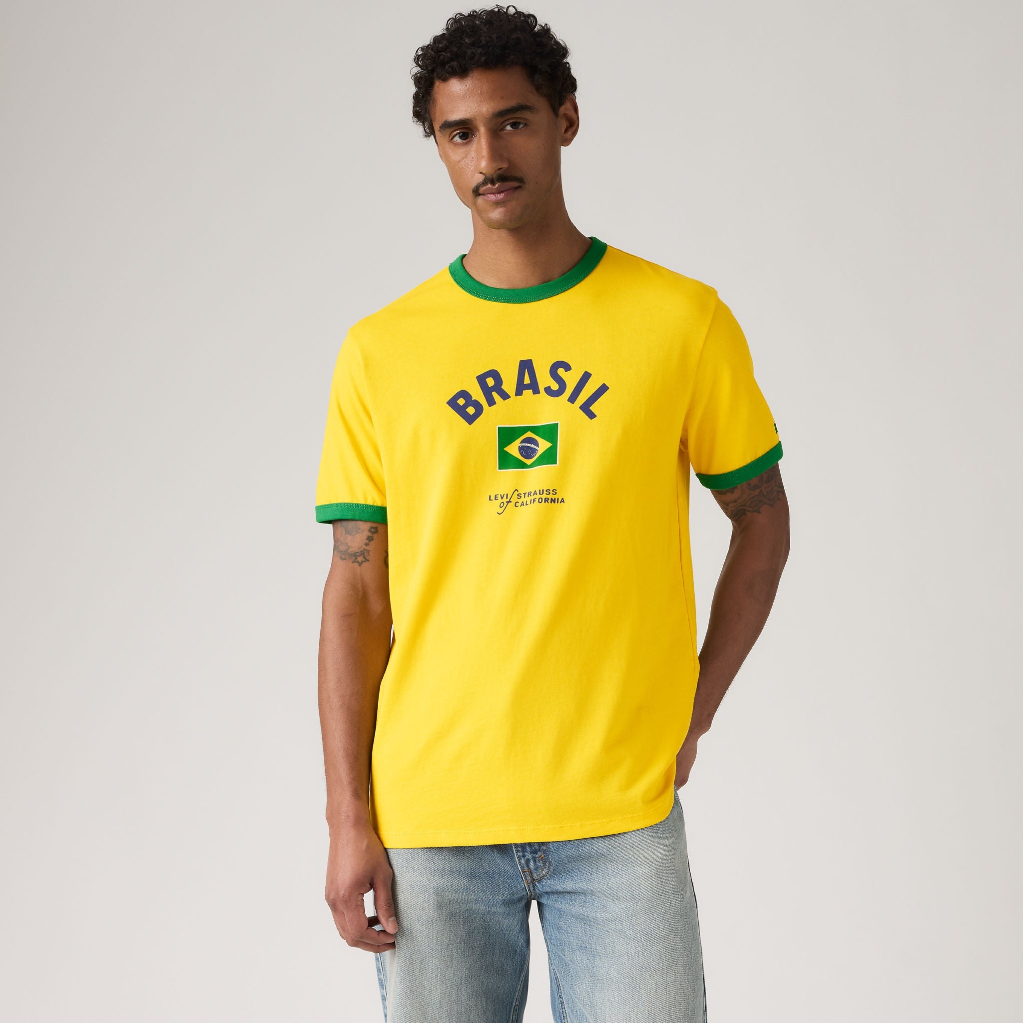 Levi's® Brazil Men's Ringer Tee - Multicolor | Levi's SG