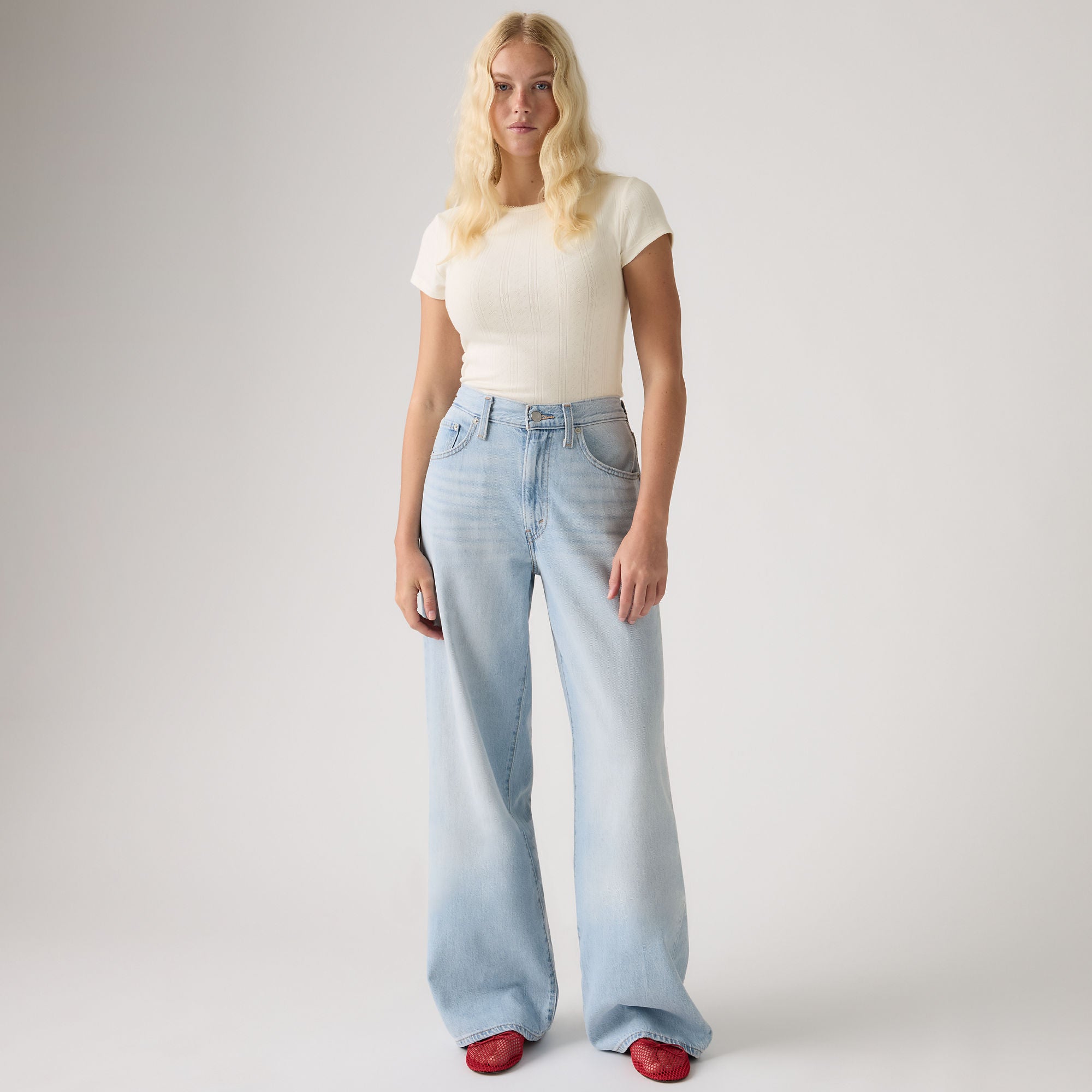 Levi's® Women's Cinch Wide-Leg Jeans | Levi's SG