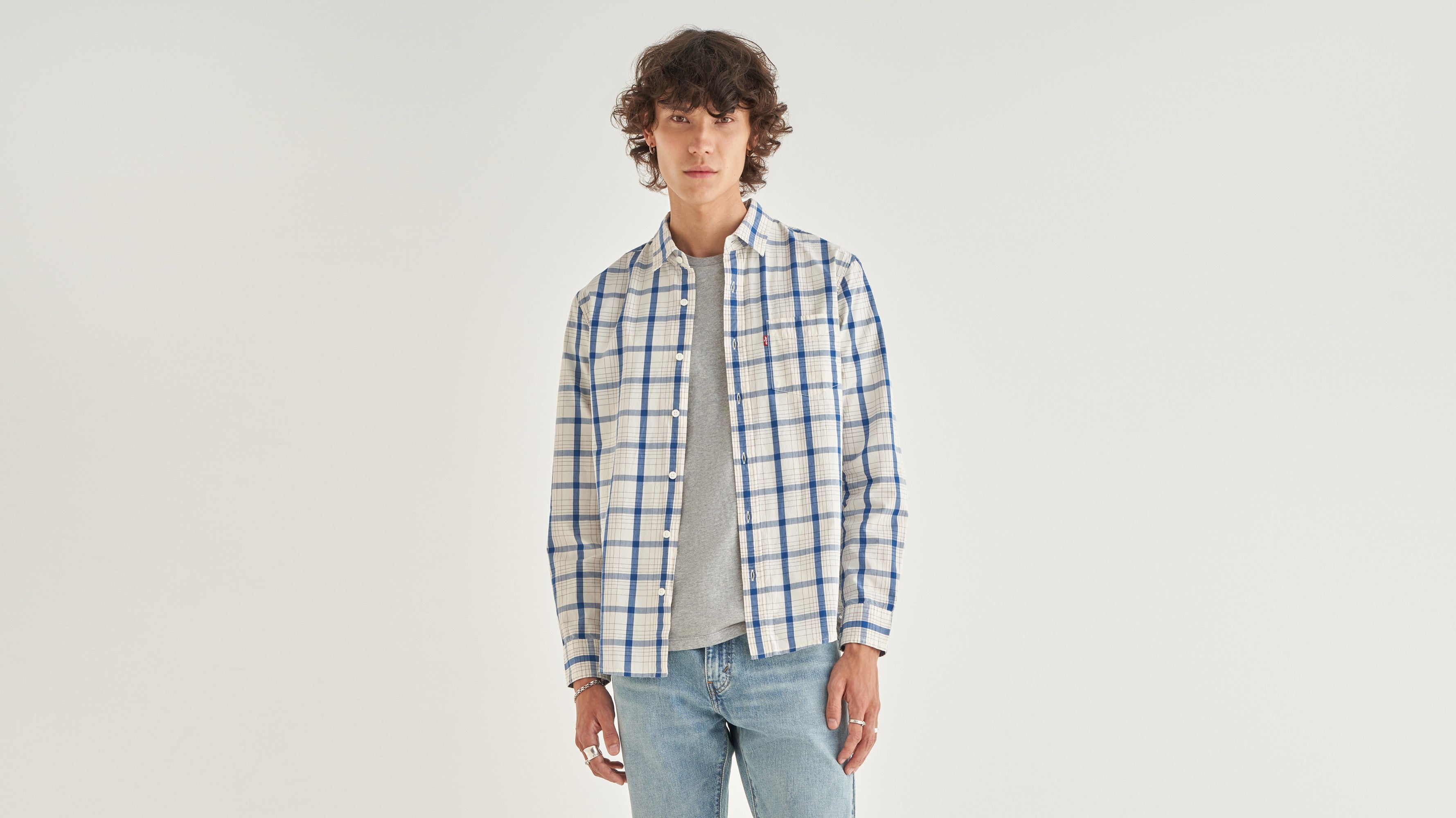 Levi's men's classic denim shirt best sale