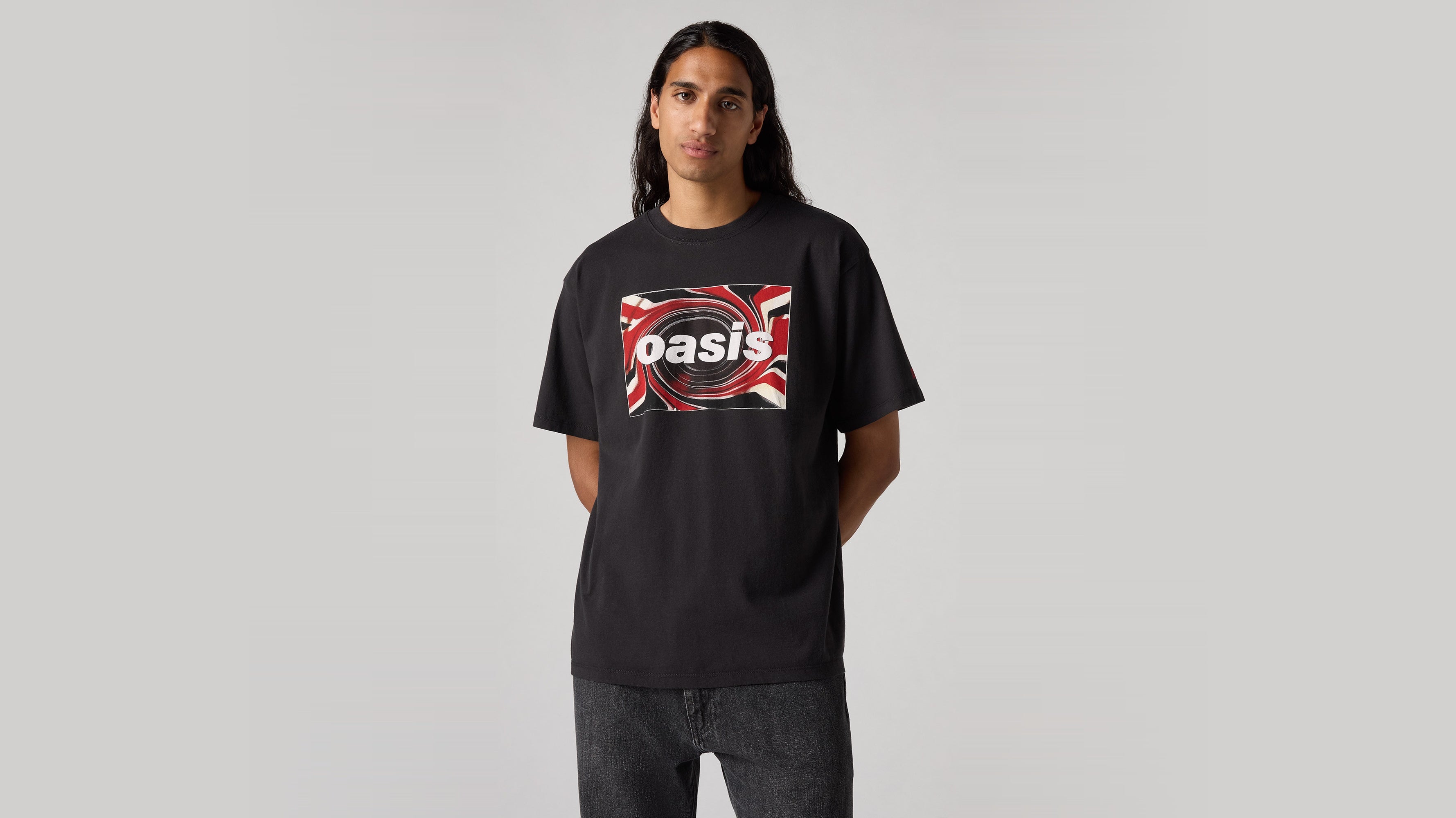 Levi s Men s Band Tee Oasis Union Jack Caviar Levi s SG