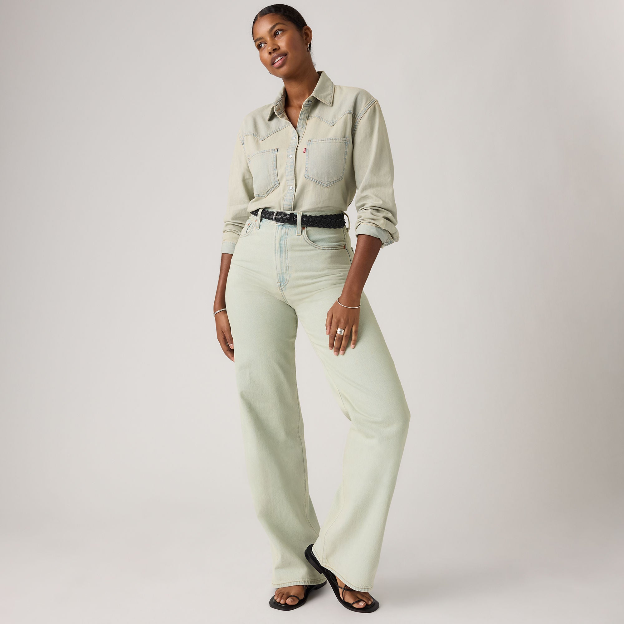 Levi's® Women's Ribcage Wide-Leg Jeans | Levi's SG