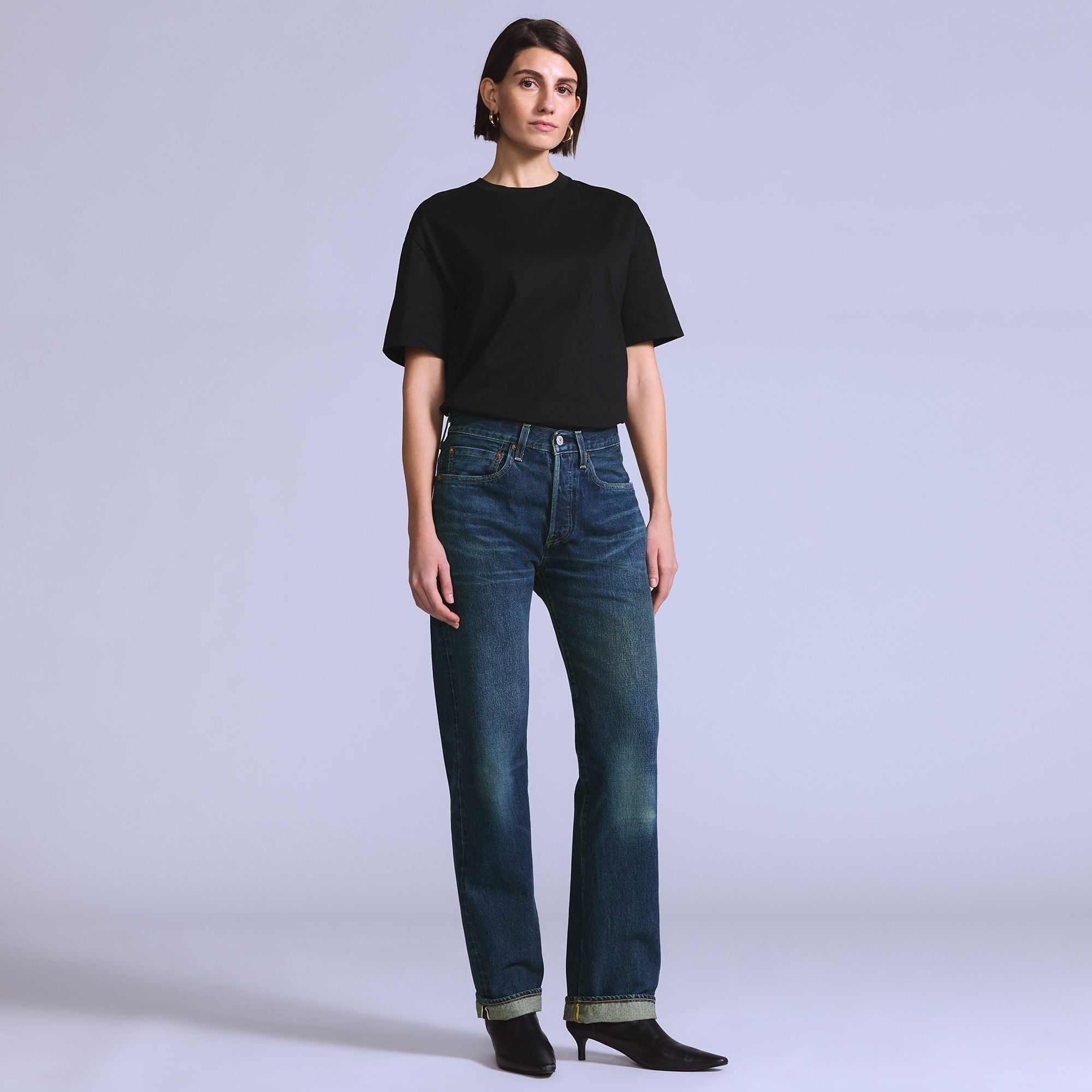 Levi's® Blue Tab™ Women's '70s 501® Jeans - Dark Indigo | Levi's SG