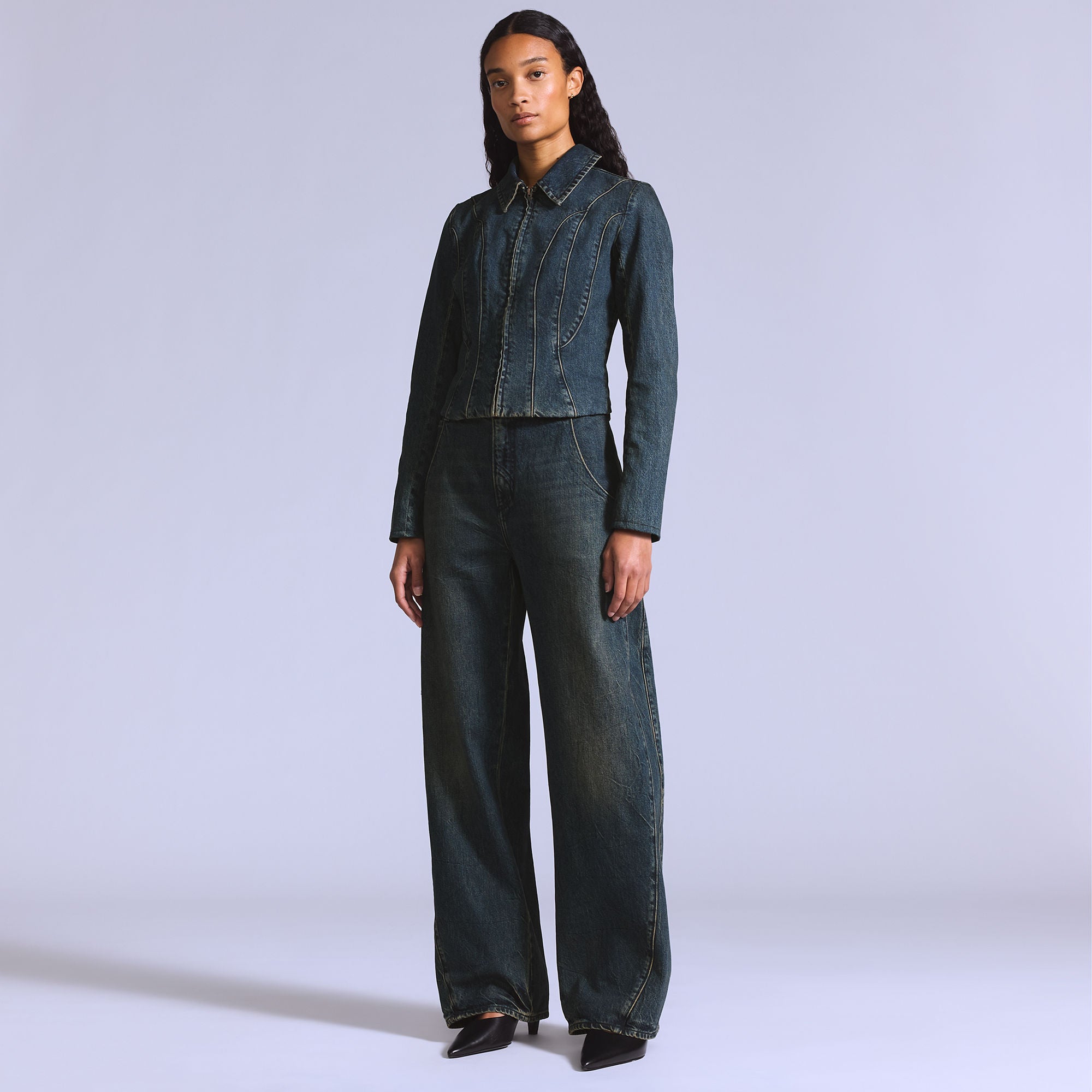Shop Blue Tab™ Women's Moto Jeans - Black Pearl | Levi's® SG