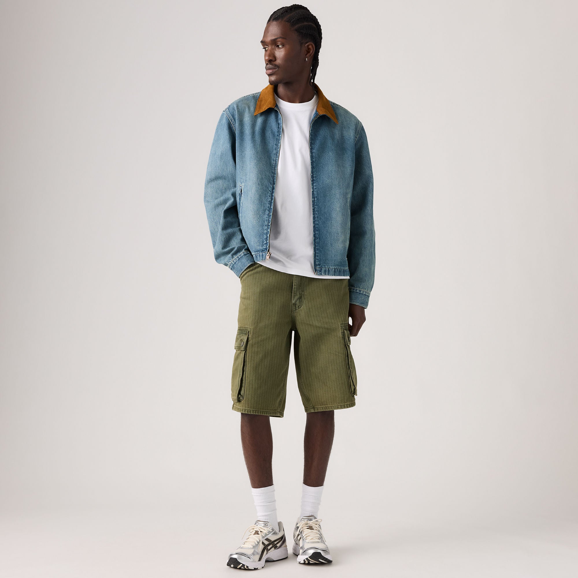 Levi's® Men's 478 Baggy Cargo Shorts - Green | Levi's SG