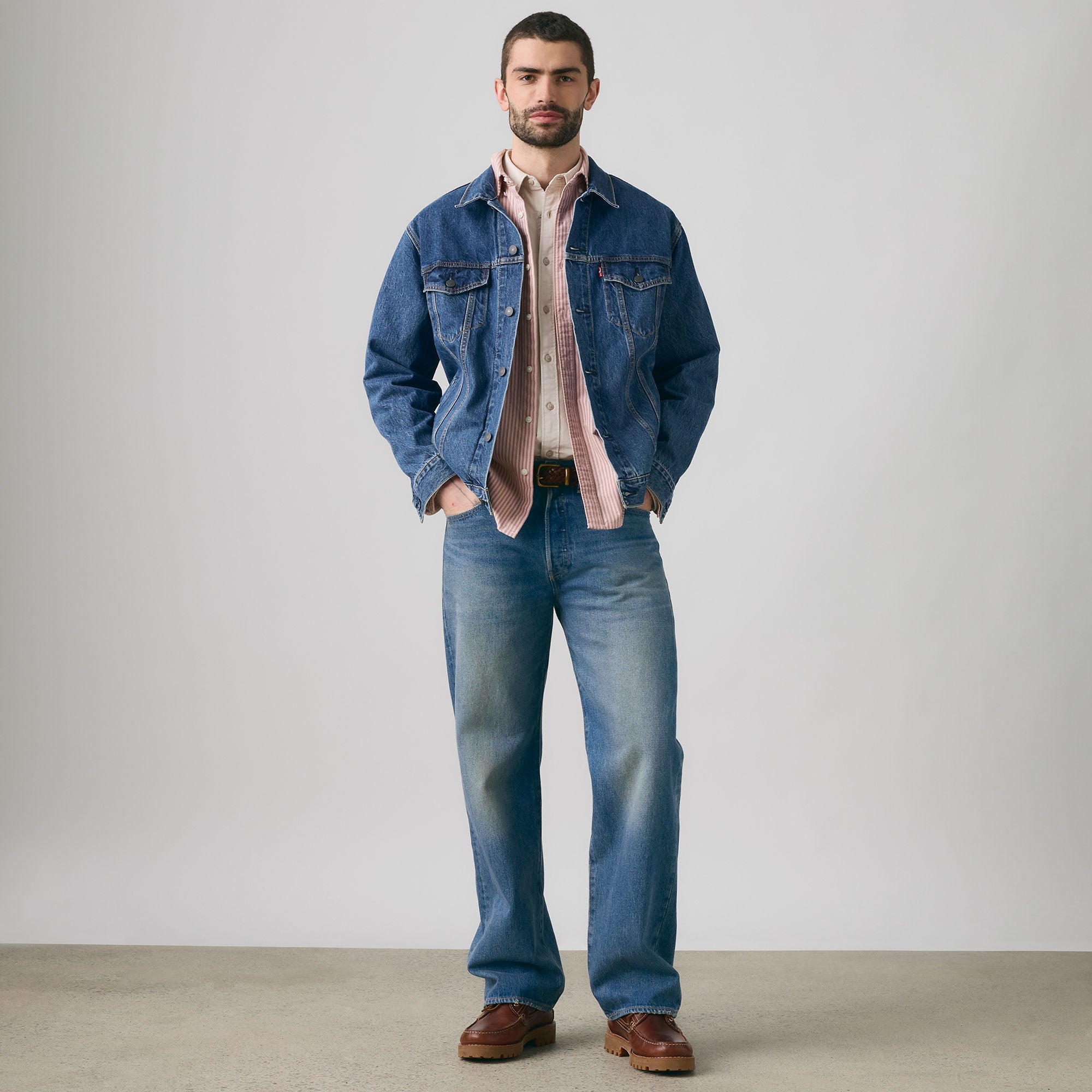Levi's® Men's 501® Loose Jeans - Medium Indigo | Levi's SG