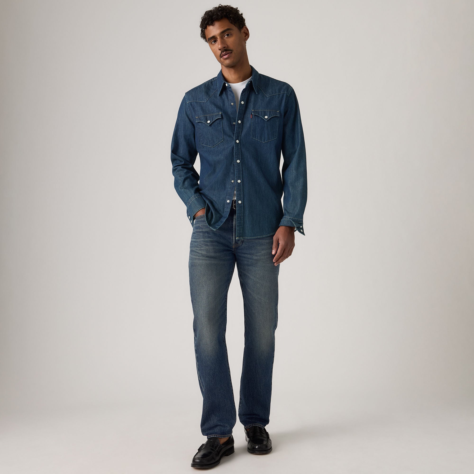 Levi's® Men's 501® Original Jeans - Dark Wash | Levi's SG