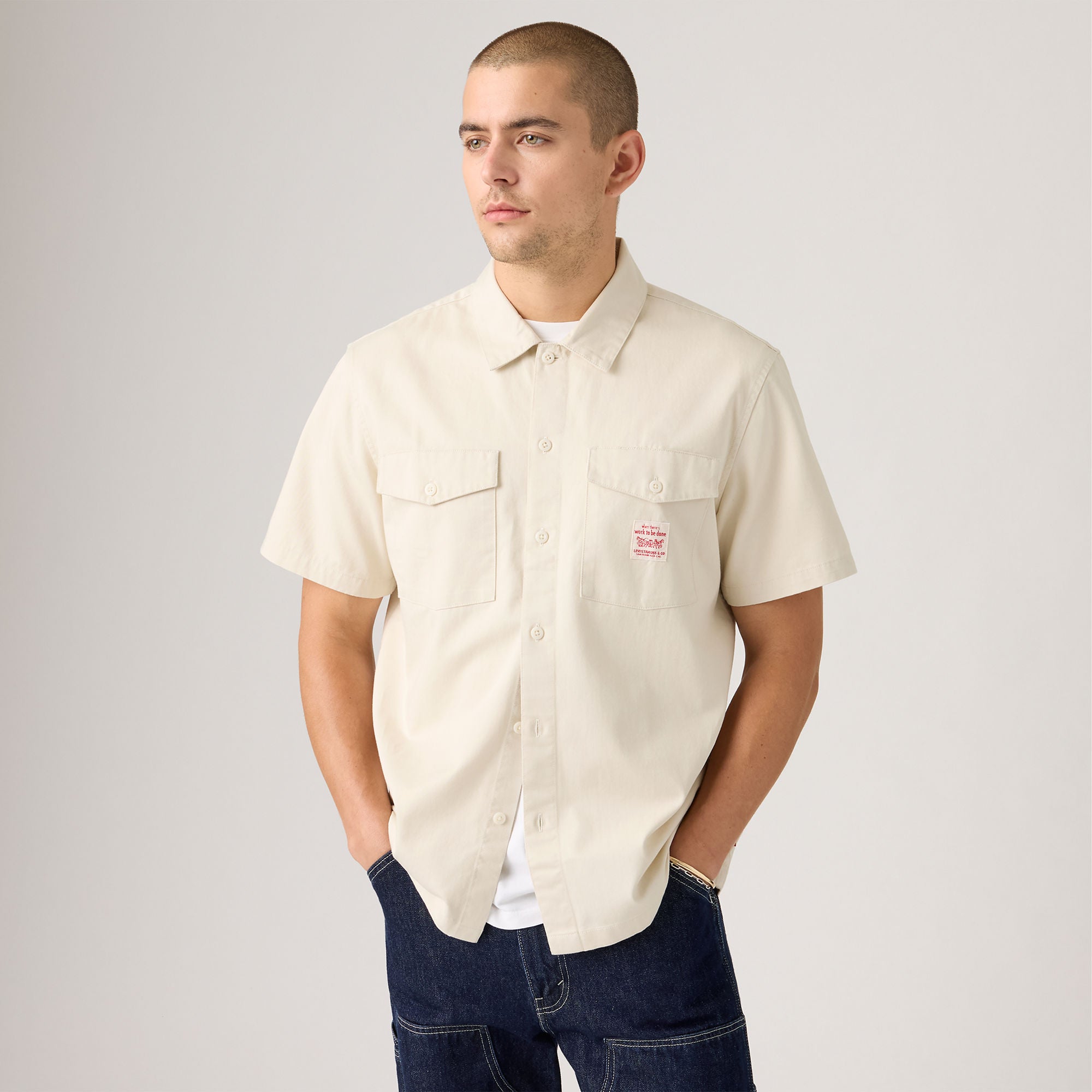 Levi's® Men's Short-Sleeve Worker Shirt - Multicolor | Levi's SG