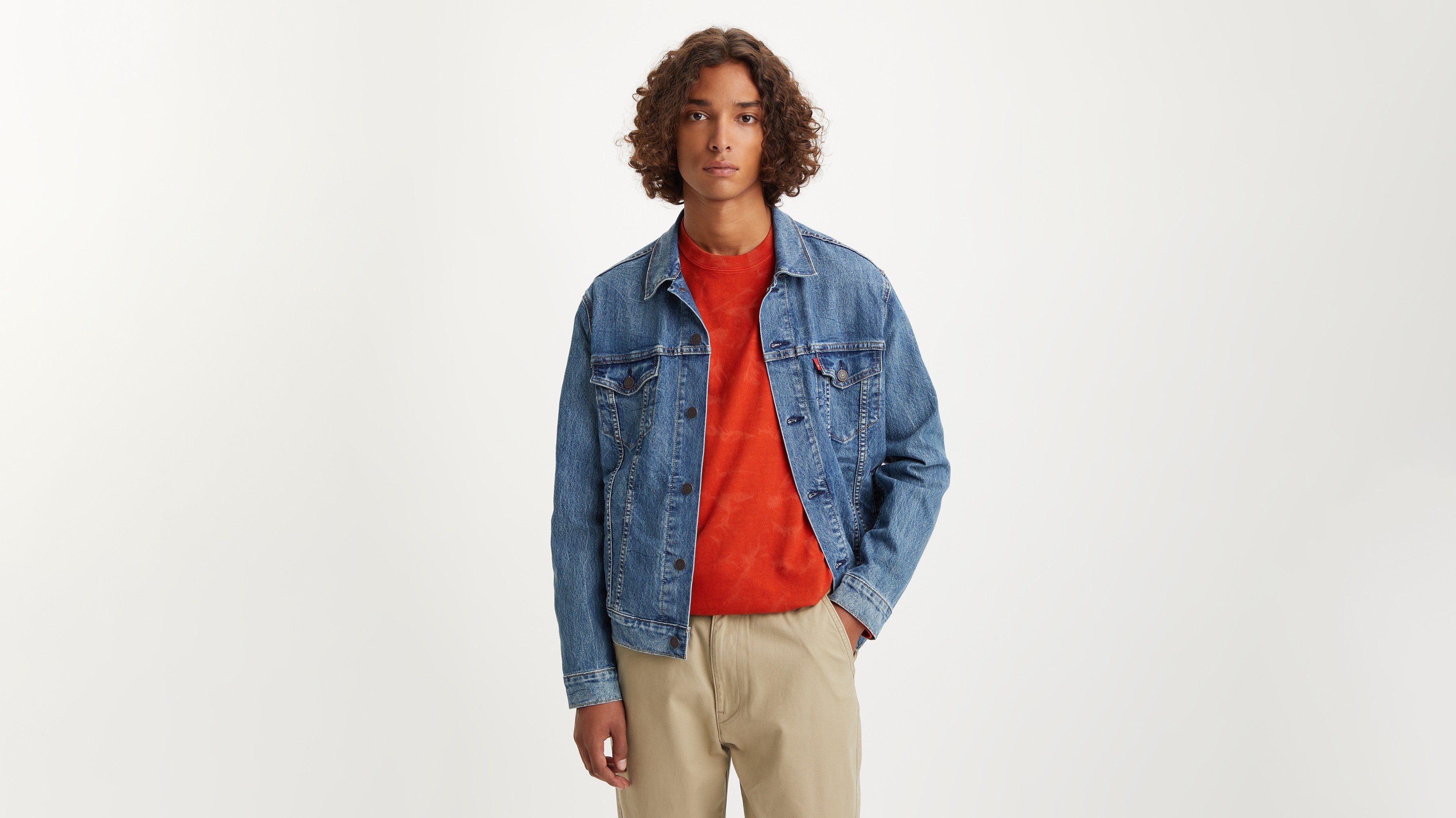 Levis jacket men denim Clearance
