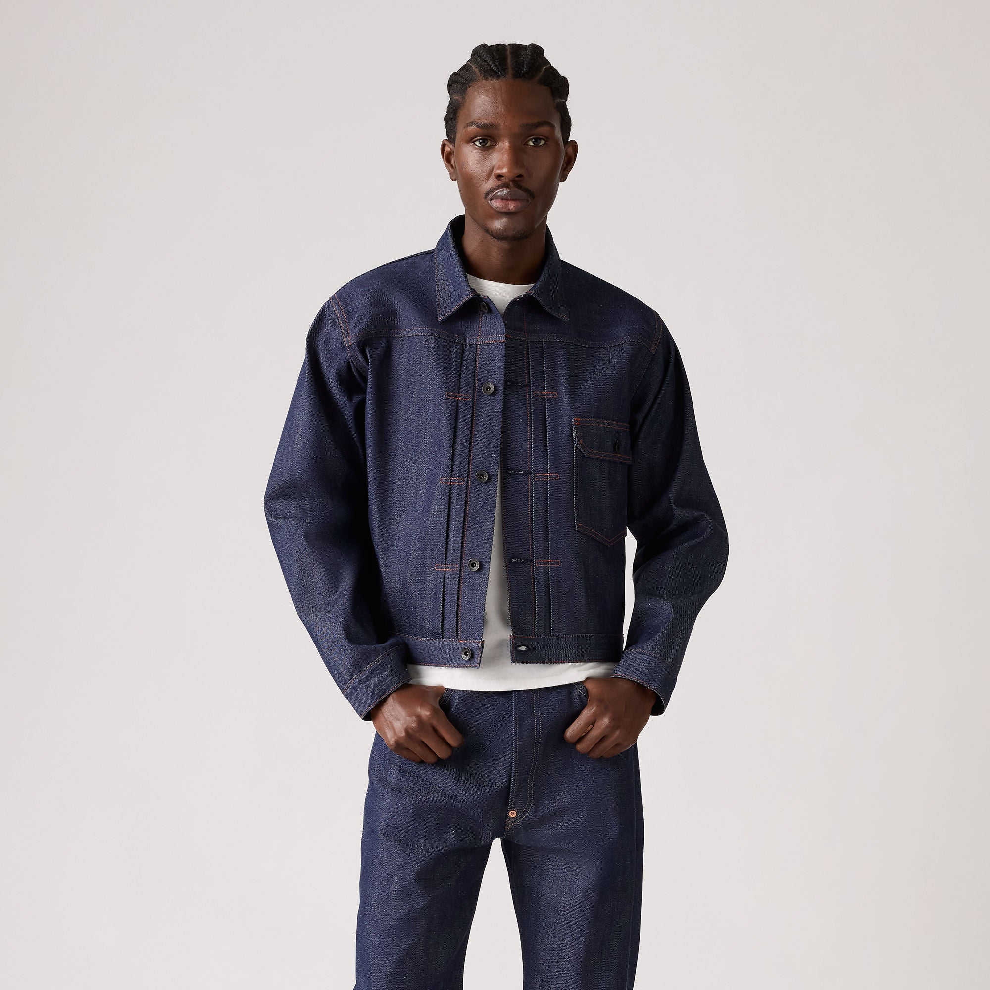 Levi’s Vintage Denim Jackets Levi's® Vintage Clothing Men's 1920s Lot 213 Jacket - Dark Indigo