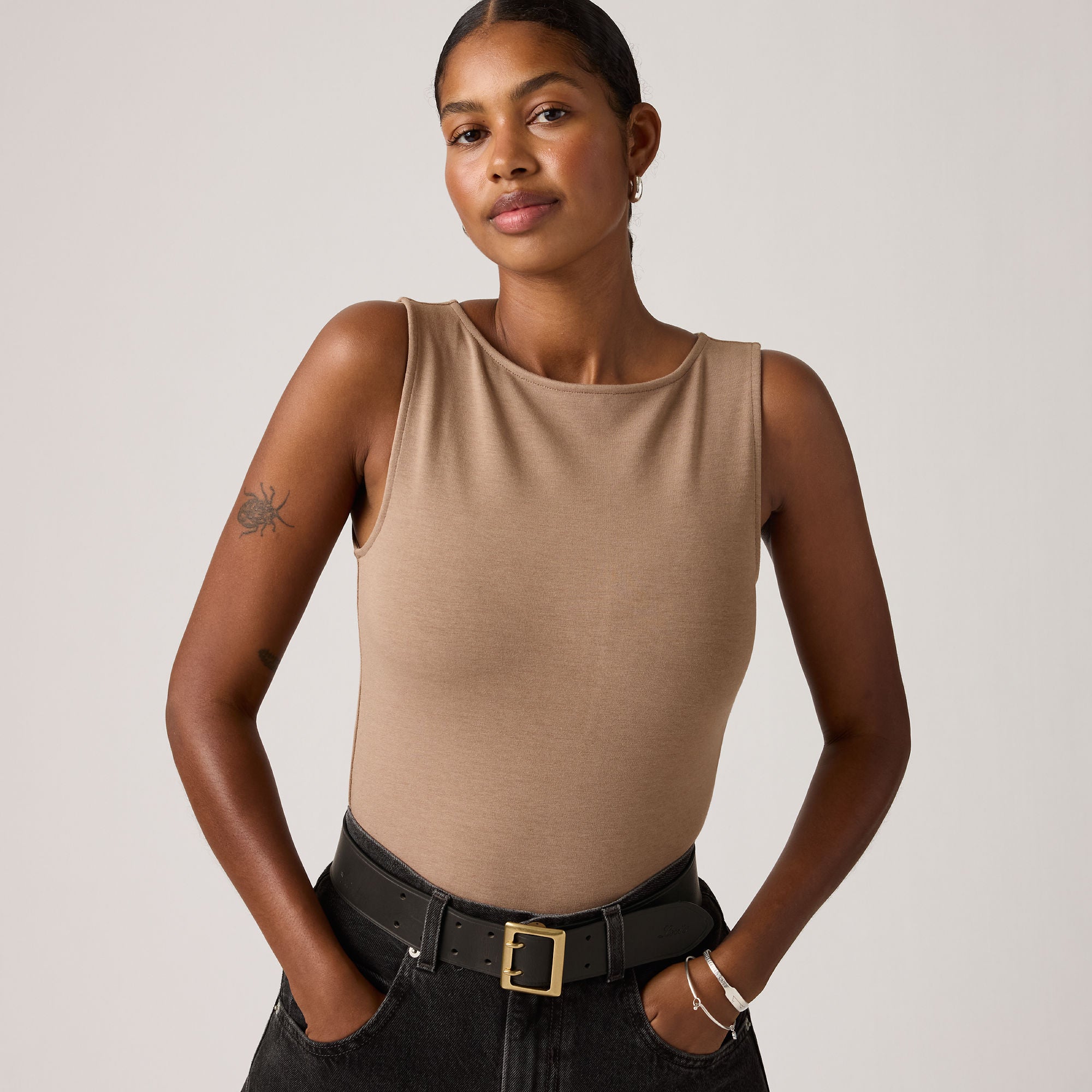 Levi's® Women's Blair Boatneck Top - Brown | Levi's SG