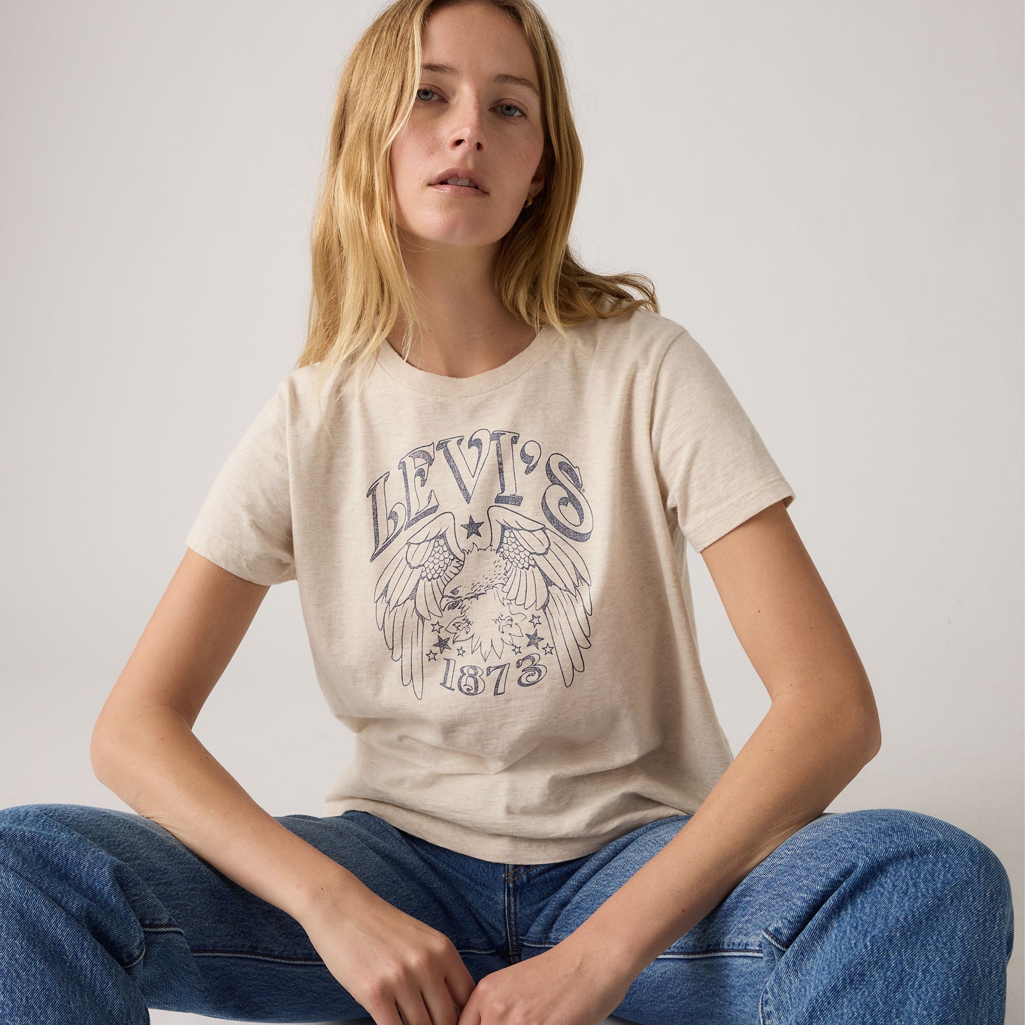 Tシャツ・カットソー ^ ^ Women's Boxy   Varsity Short Sleev New Balance T-Shirt Athletics Varsity Boxy - Green/White Women