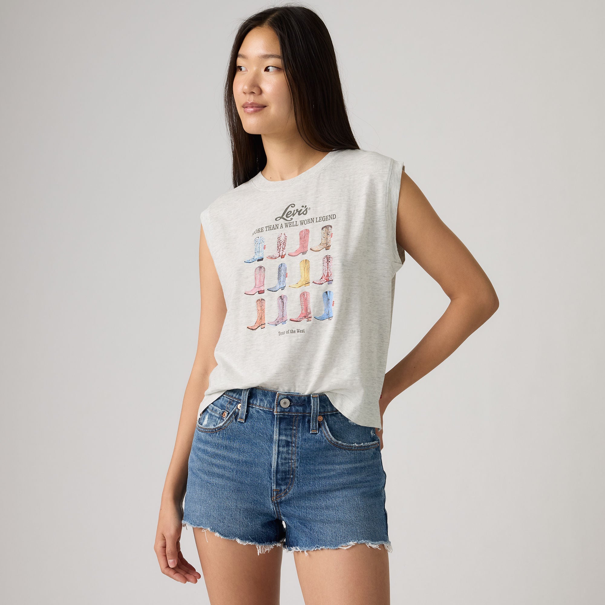 T-shirt zonder mouwen Levi's La Redoute