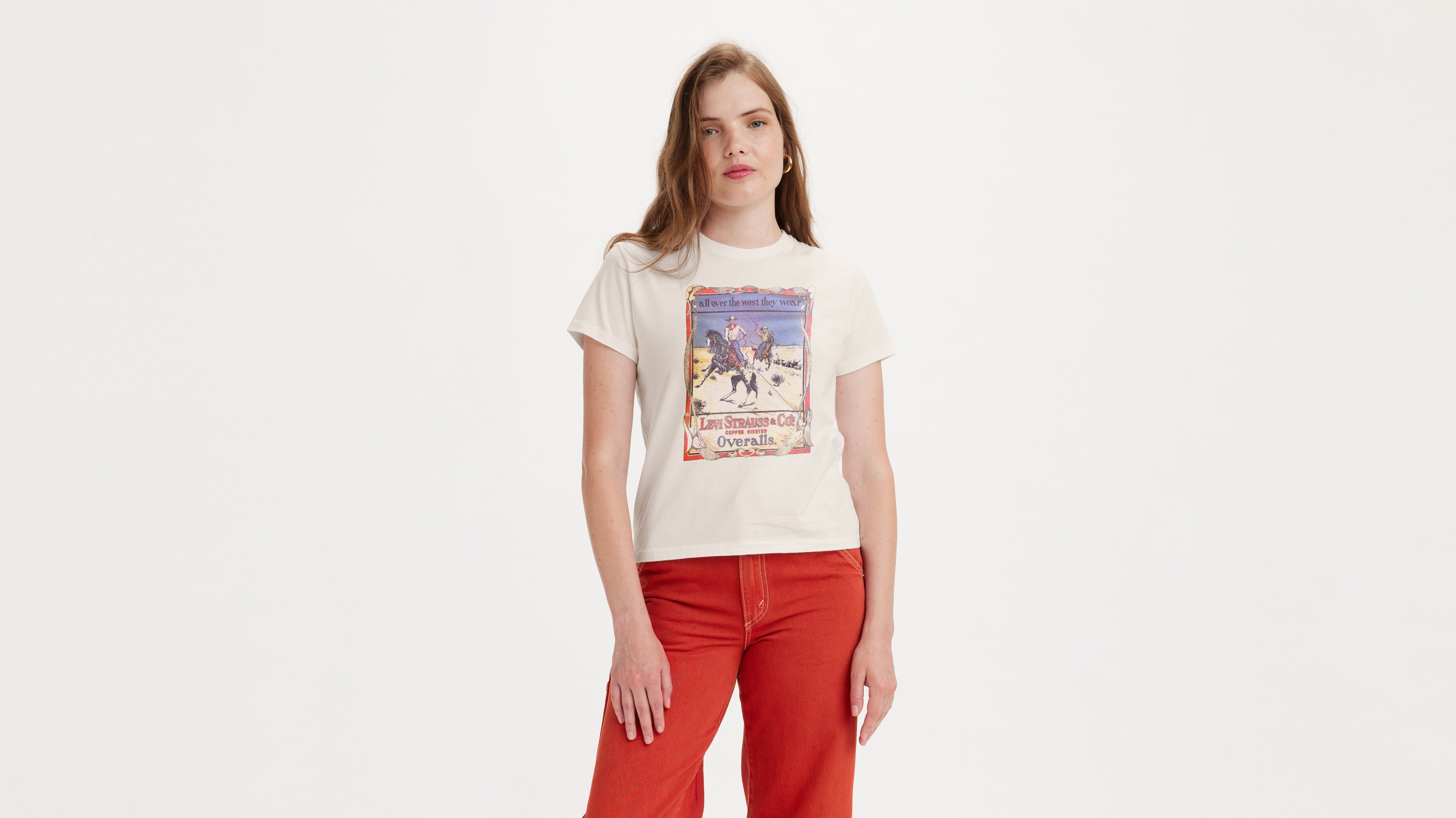 white and red graphic tee near me