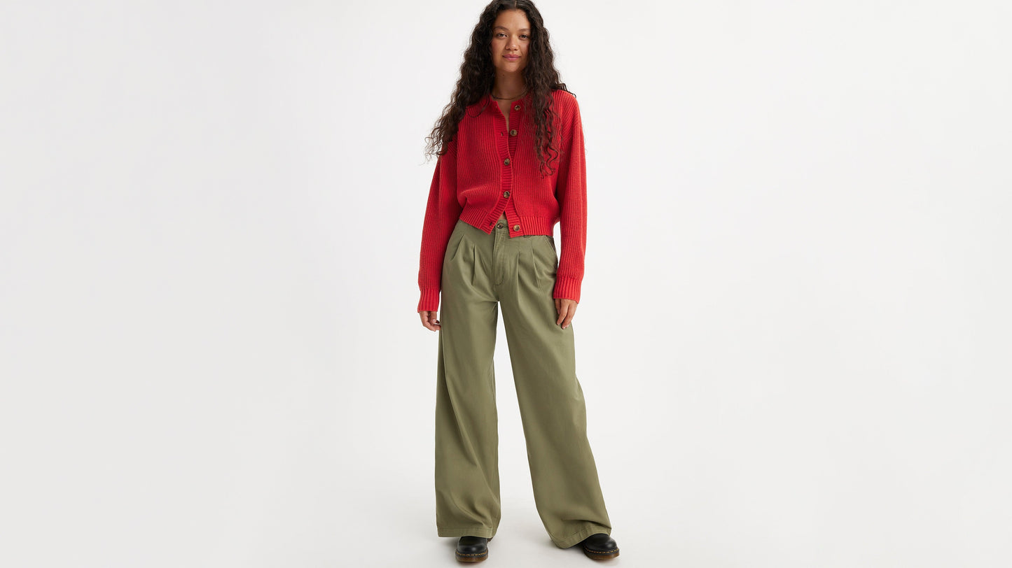 Levi's® Women's Pleated Wide-Leg Trousers