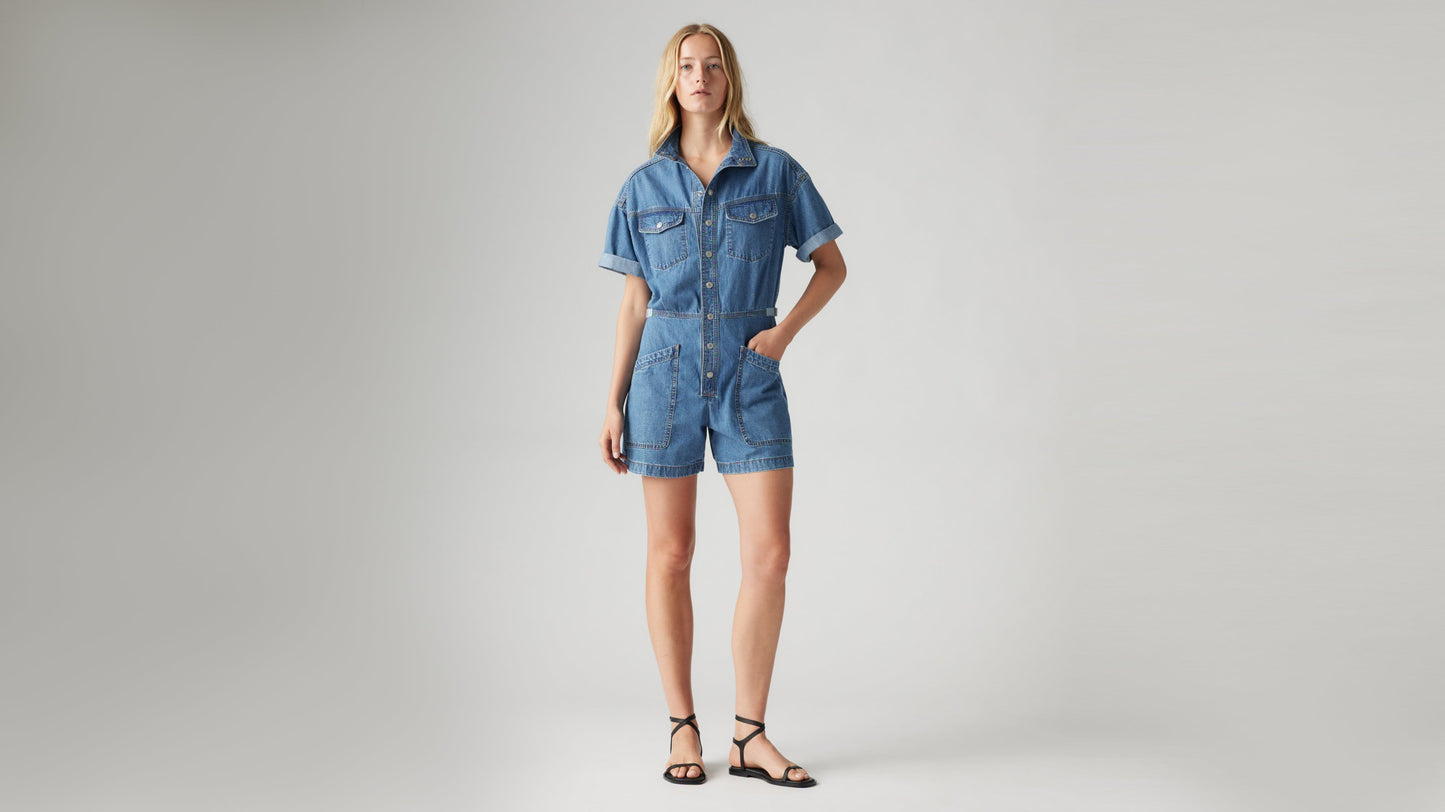 Levi's® Women's Short-Sleeve Surplus Romper