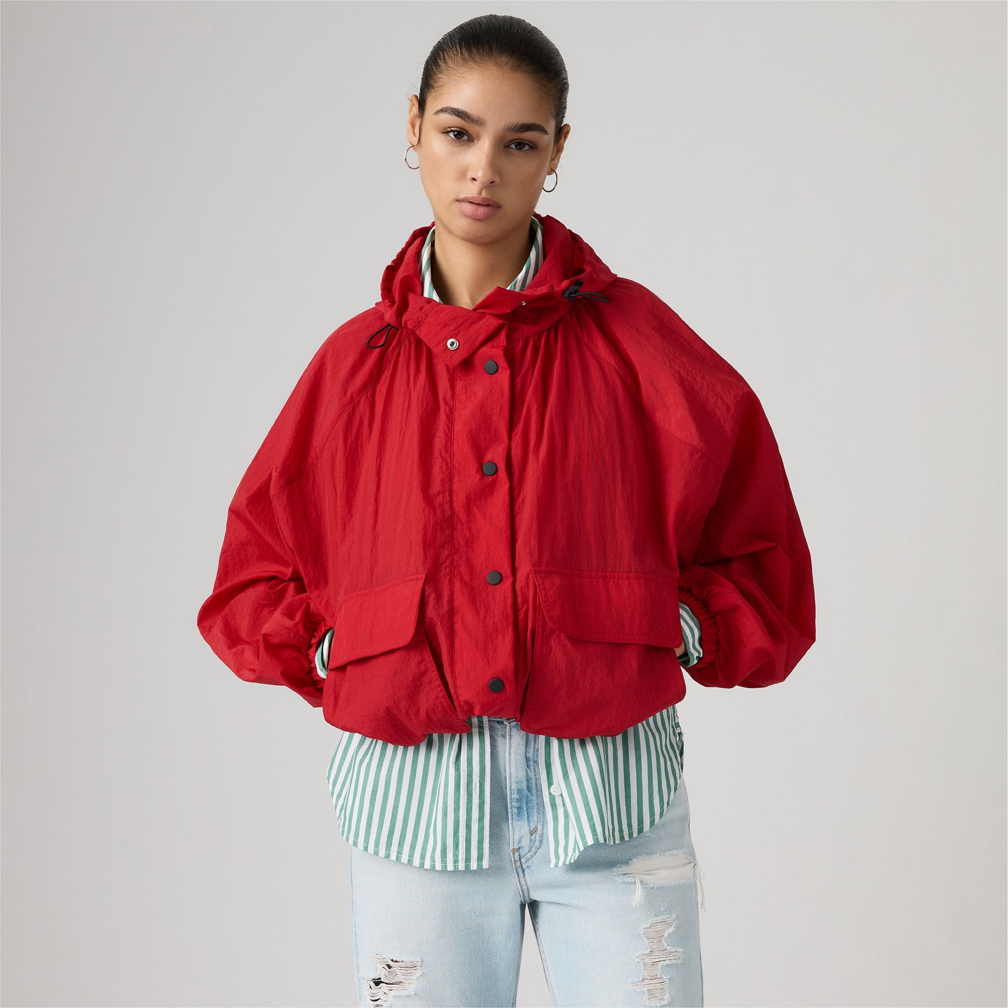 Levi's® Women's Simone Blouson Parka - Red | Levi's SG