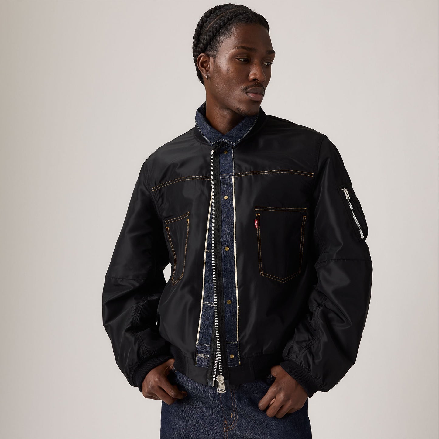 Levi’s® x sacai Men’s Denim x Nylon Twill Reversible Blouson