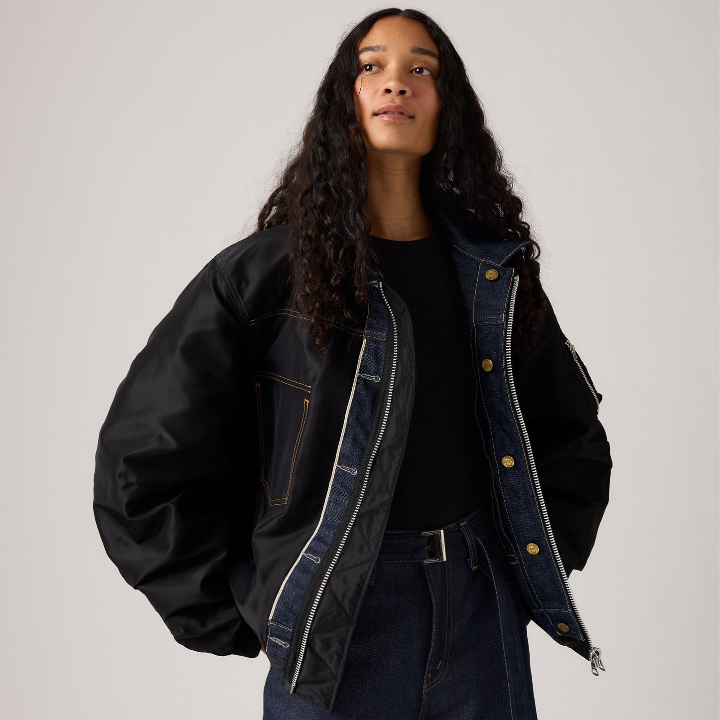 Levi’s® x sacai Men’s Denim x Nylon Twill Reversible Blouson
