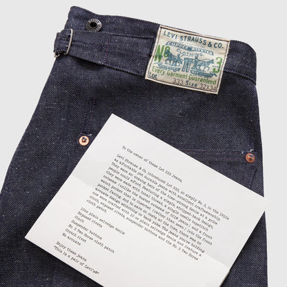 Levi's® Vintage Clothing Men's 1910s Lot 333 Jeans
