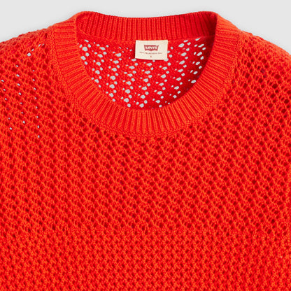 Levi's® Women's Isabelle Crochet Short-Sleeve Sweater