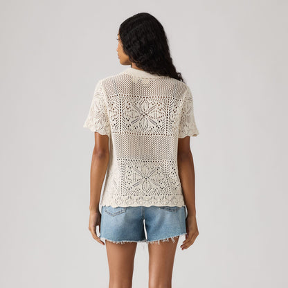 Levi's® Women's Susanna Floral Crochet Shirt