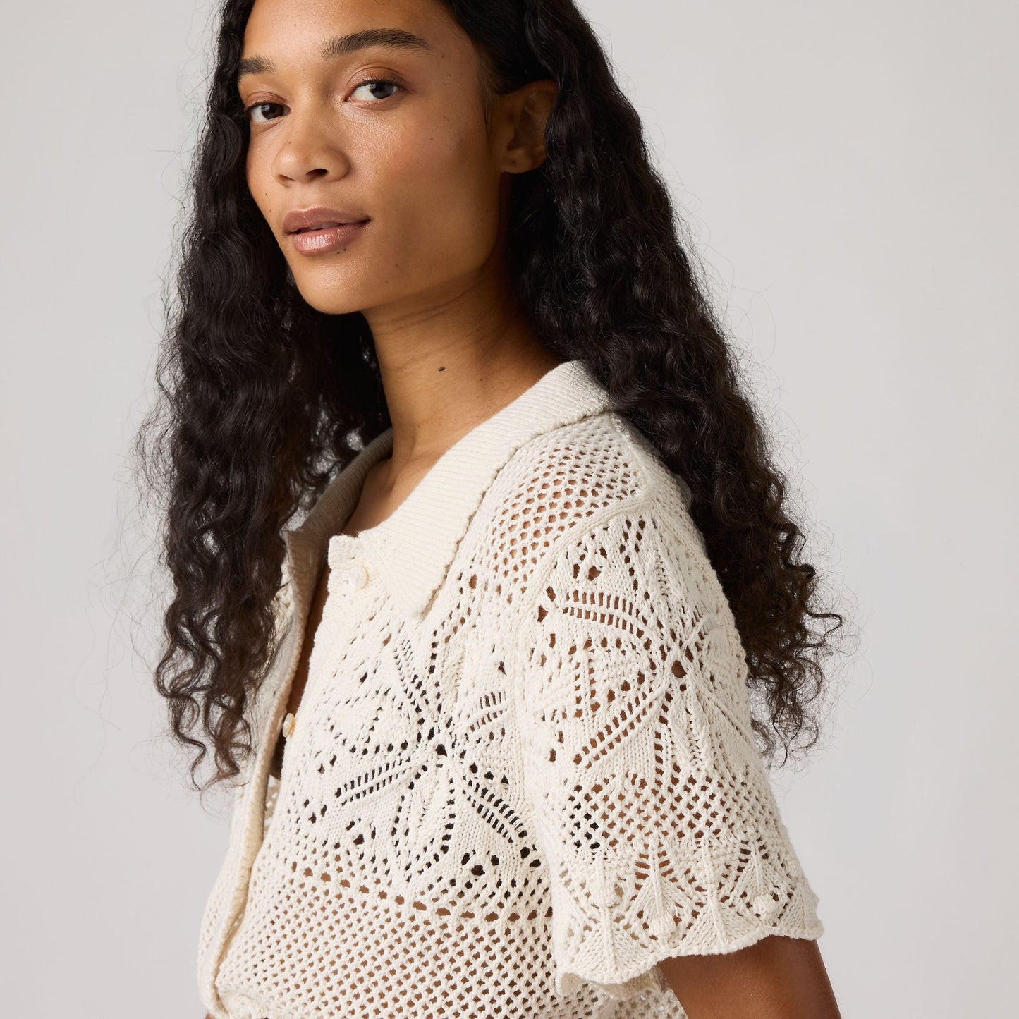 Levi's® Women's Susanna Floral Crochet Shirt
