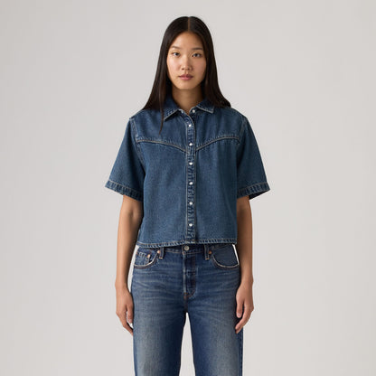 Levi's® Women's Logan Short-Sleeve Denim Shirt