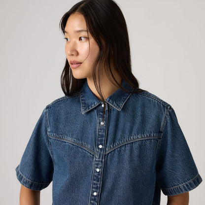 Levi's® Women's Logan Short-Sleeve Denim Shirt