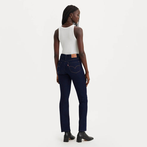 Levi’s® Women's 314 Shaping Straight Jeans - Dark Indigo | Levi's SG