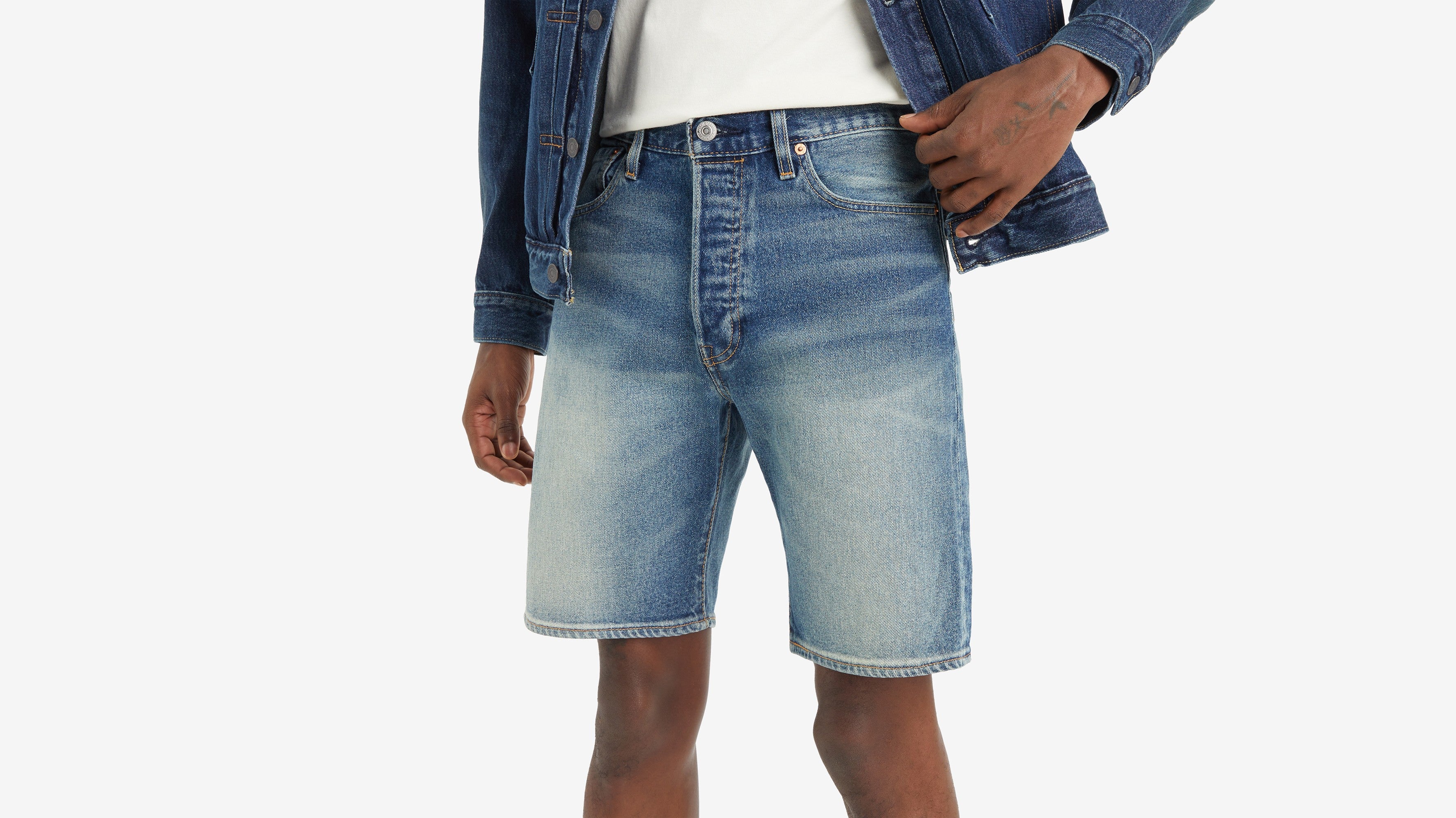 Levis 501 bermuda shorts sales