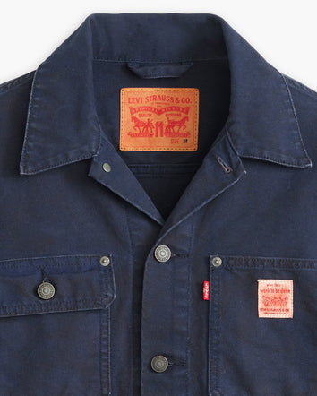 Levi's mens the trucker jacket deep sea indigo trucker hot sale