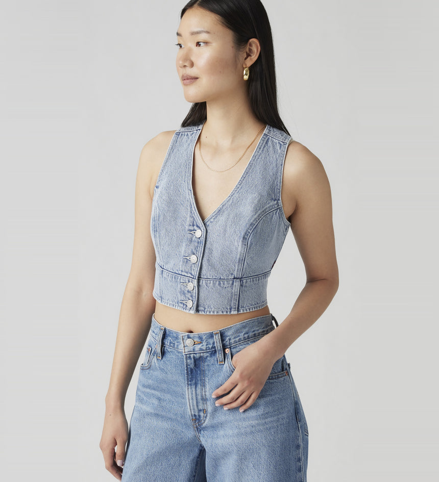 Levi s Women s Mona Denim Corset Kind Of Fun 2 Levi s SG