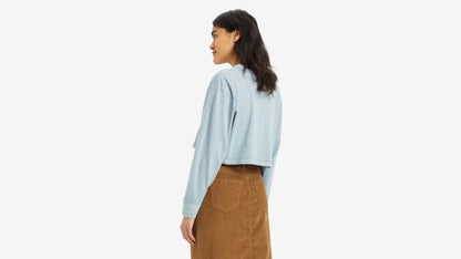 Levi's® Women's Cropped Long-Sleeve Football Tee