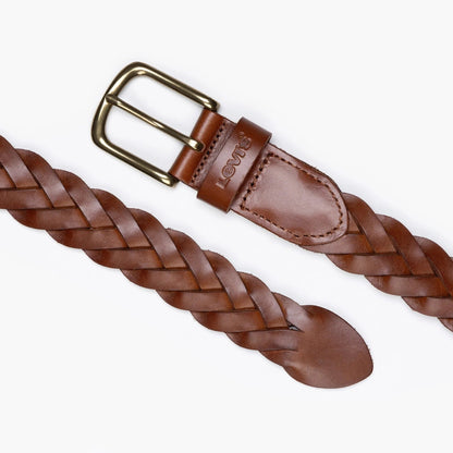 Levi's® Men's Leather Braided Belt