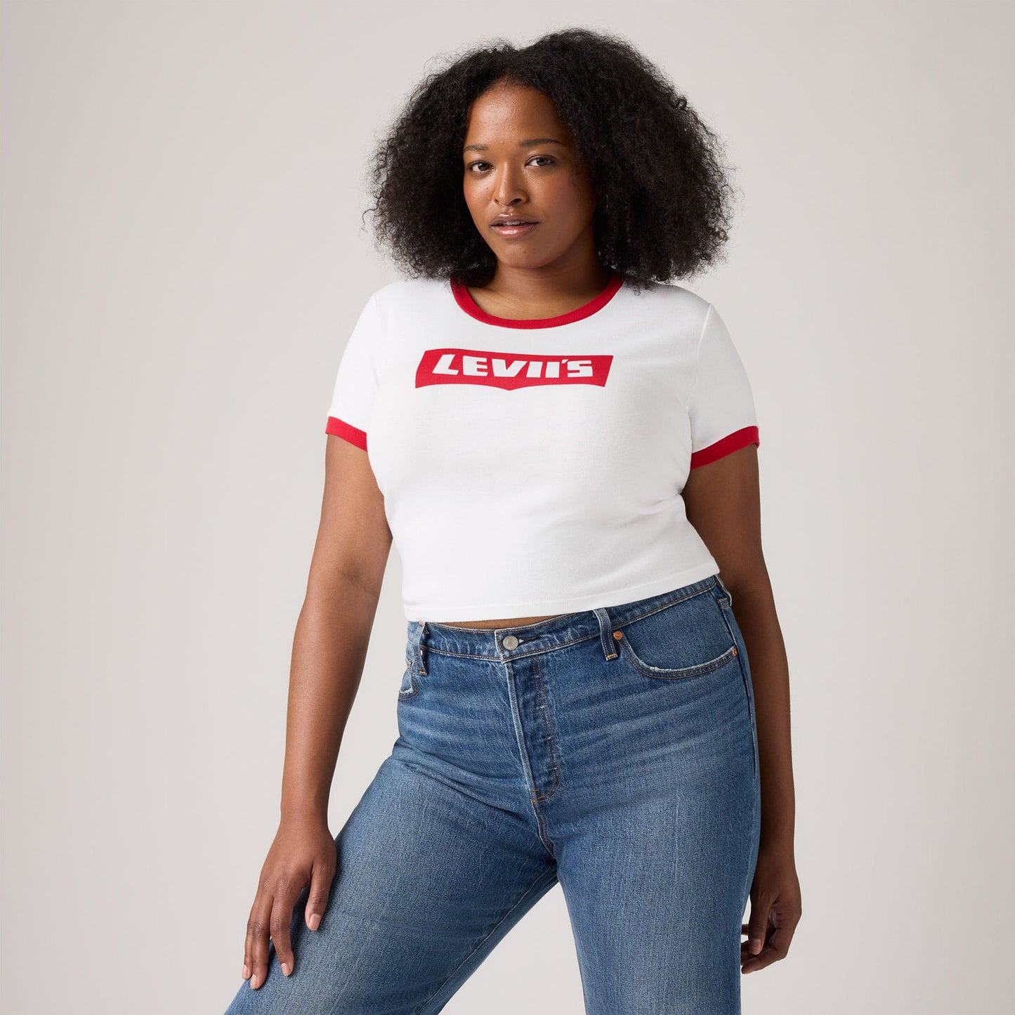 BEYONCÉ X LEVI’S® Graphic Essential Sporty Ringer Tee