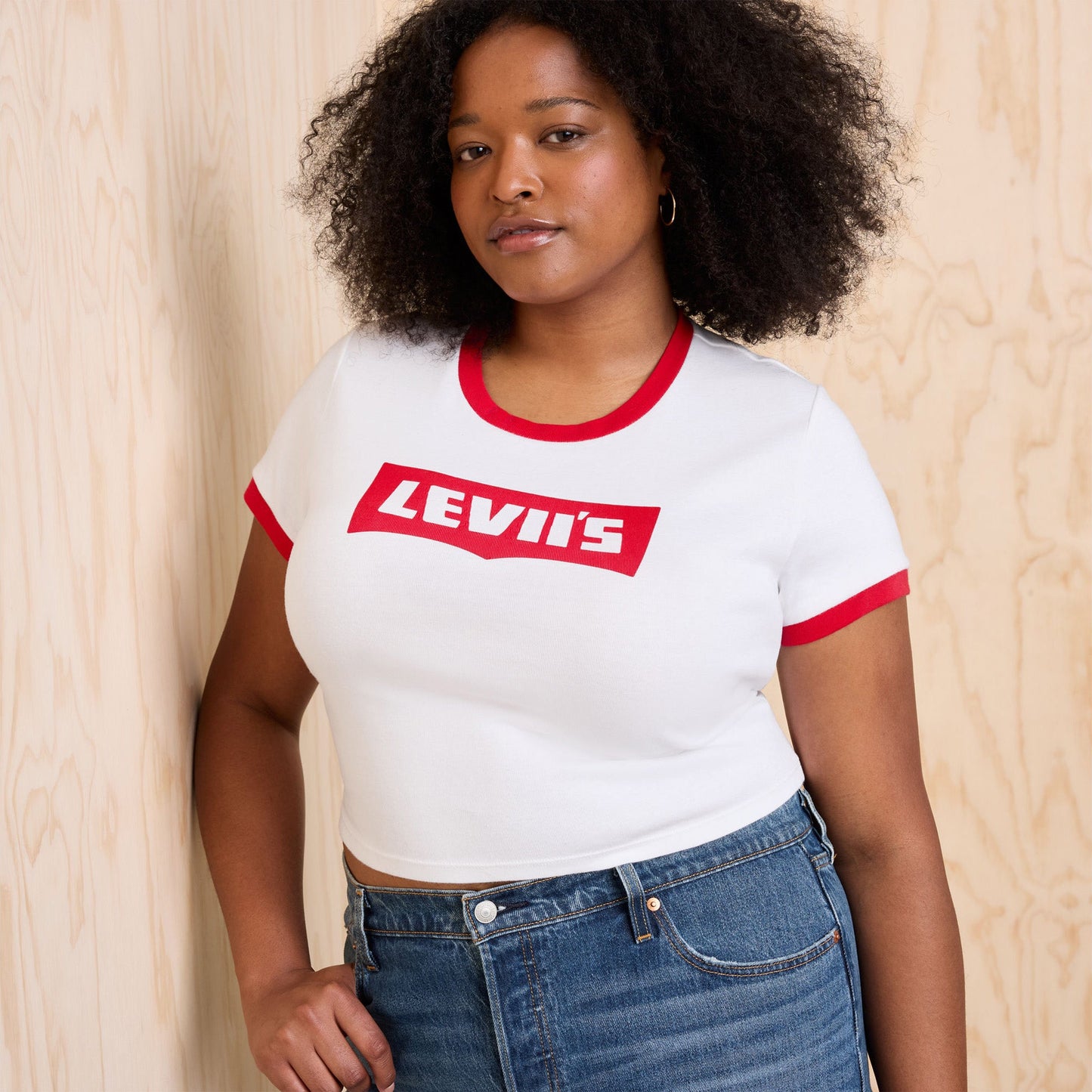 BEYONCÉ X LEVI’S® Graphic Essential Sporty Ringer Tee