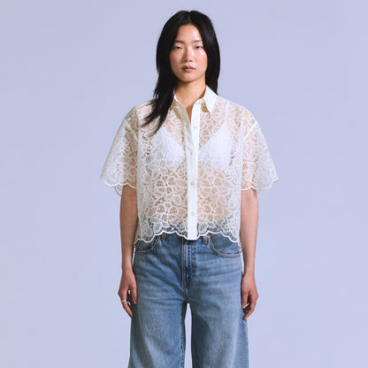 Levi's® Blue Tab™ Women's Cropped Short-Sleeve Shirt