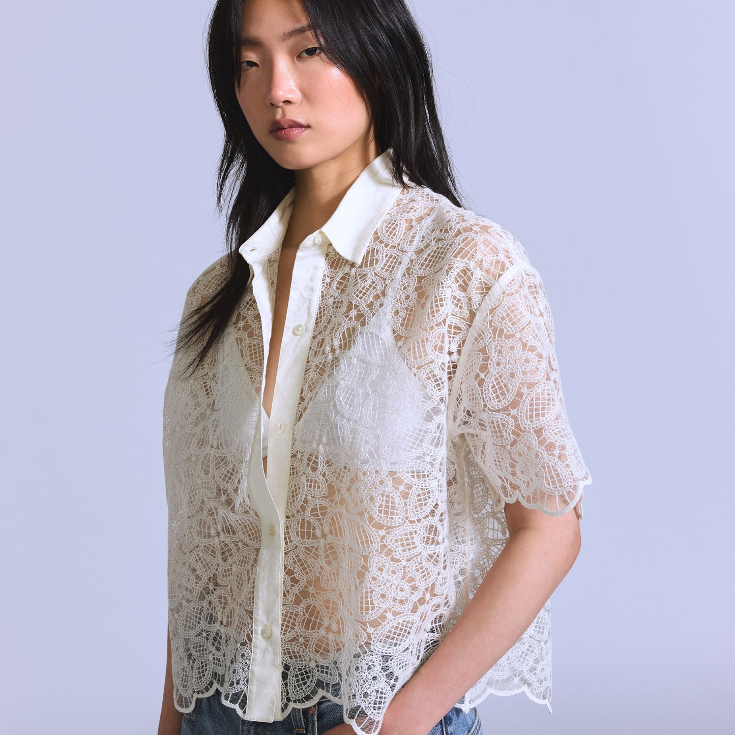 Levi's® Blue Tab™ Women's Cropped Short-Sleeve Shirt