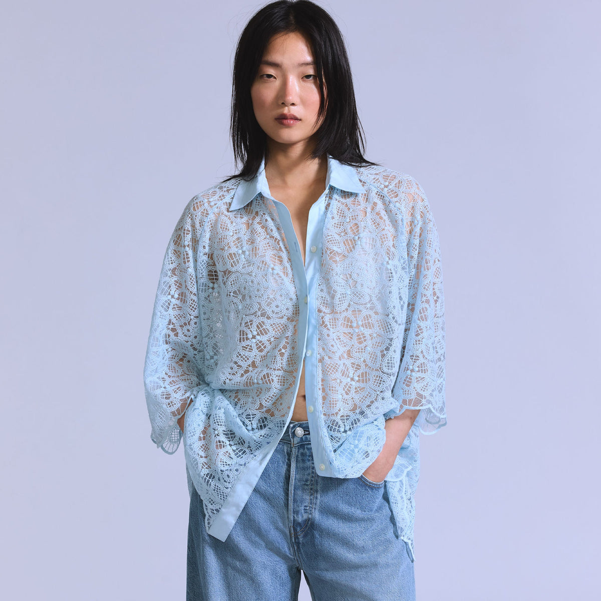 Levi's® Blue Tab™ Women's Lace Woven Shirt