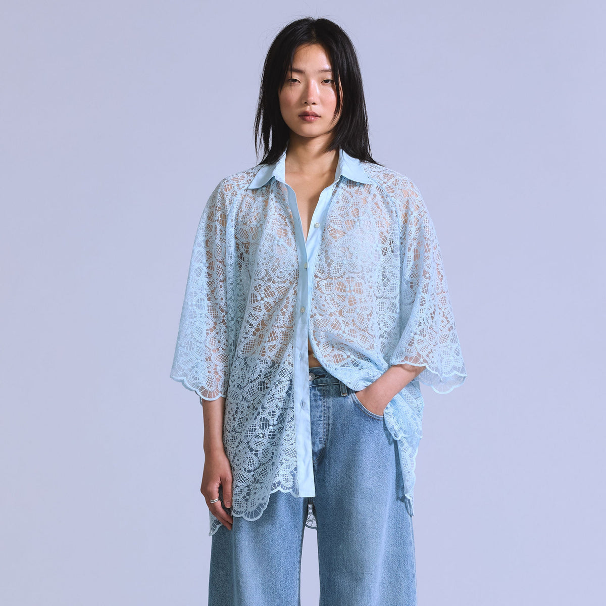 Levi's® Blue Tab™ Women's Lace Woven Shirt