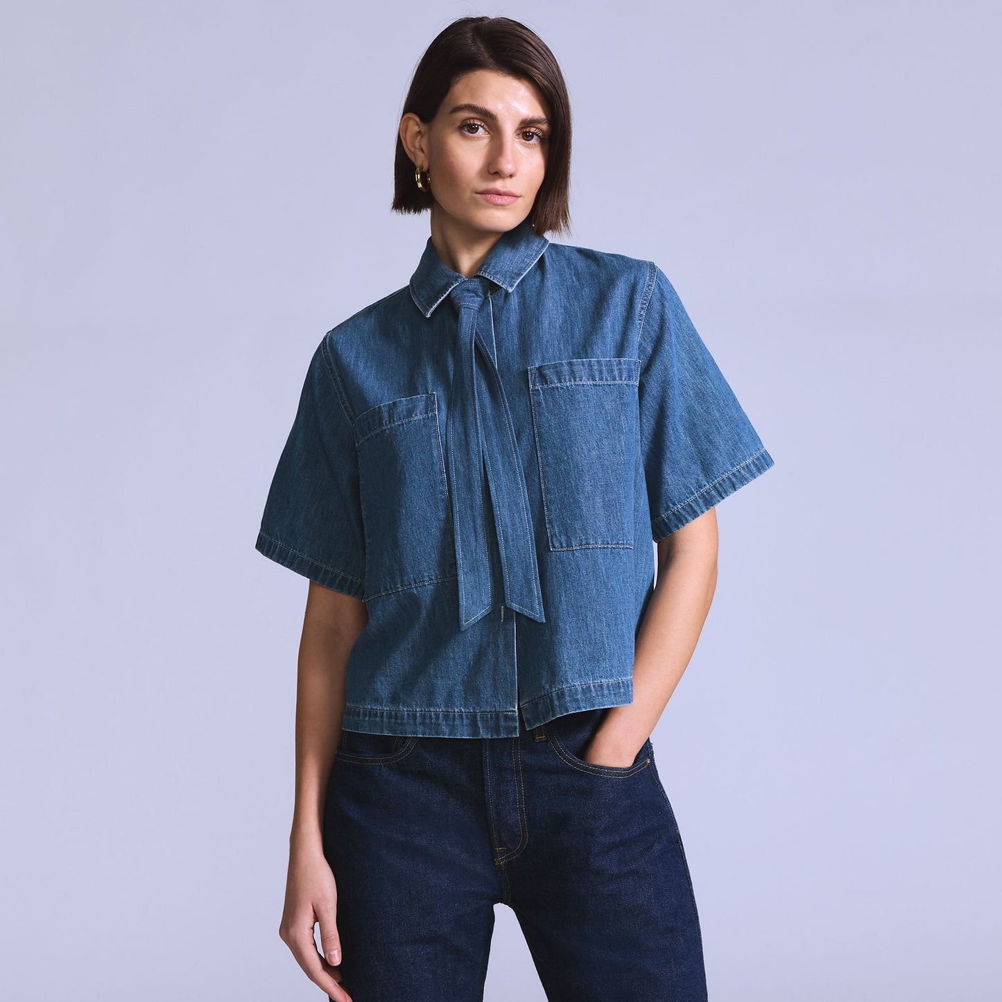 Levi's® Blue Tab™ Women's Short-Sleeve Caf Top