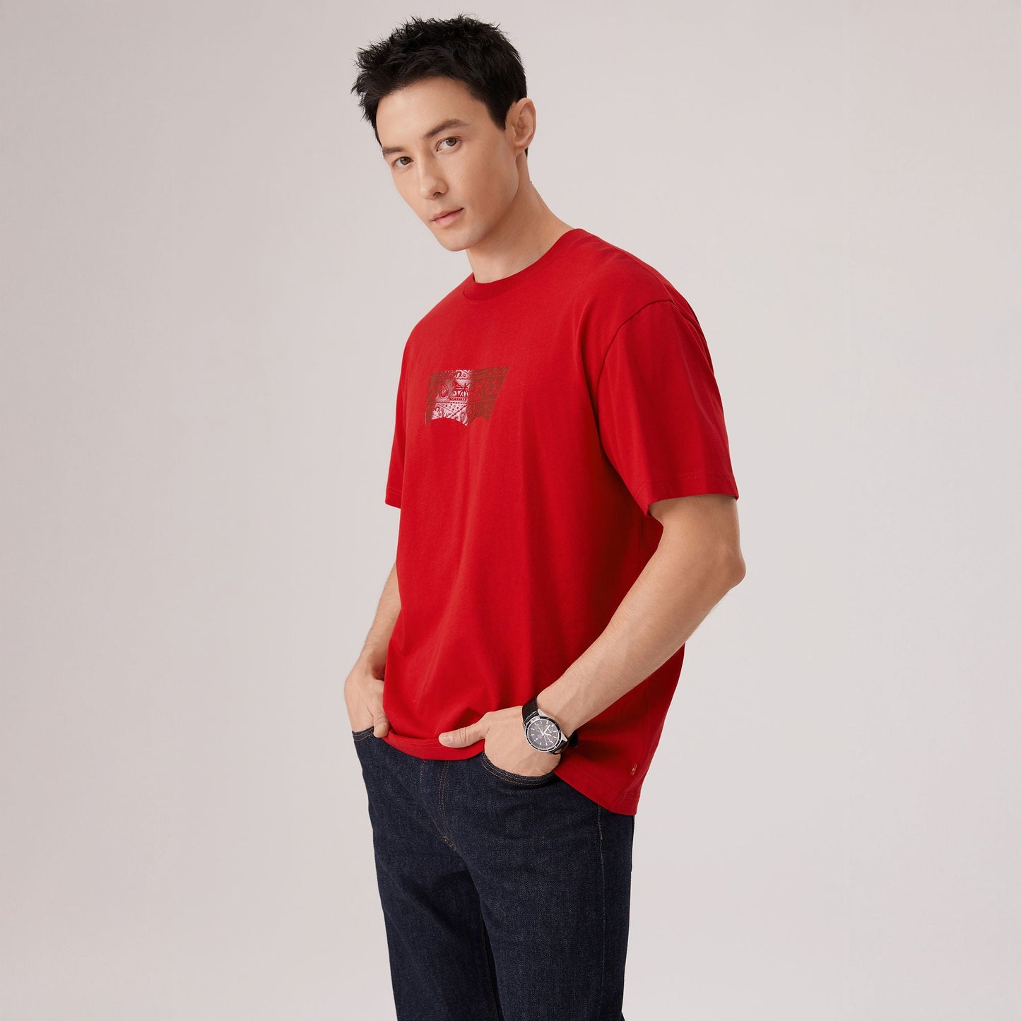 Levi's® Lunar New Year Men's Foiled Batwing Short-Sleeve Tee