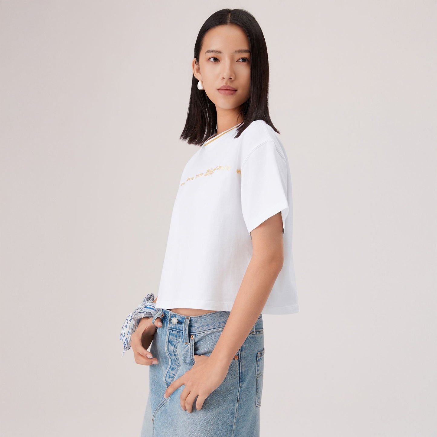 Levi's® Lunar New Year Women's Short-Sleeve Cropped Tee
