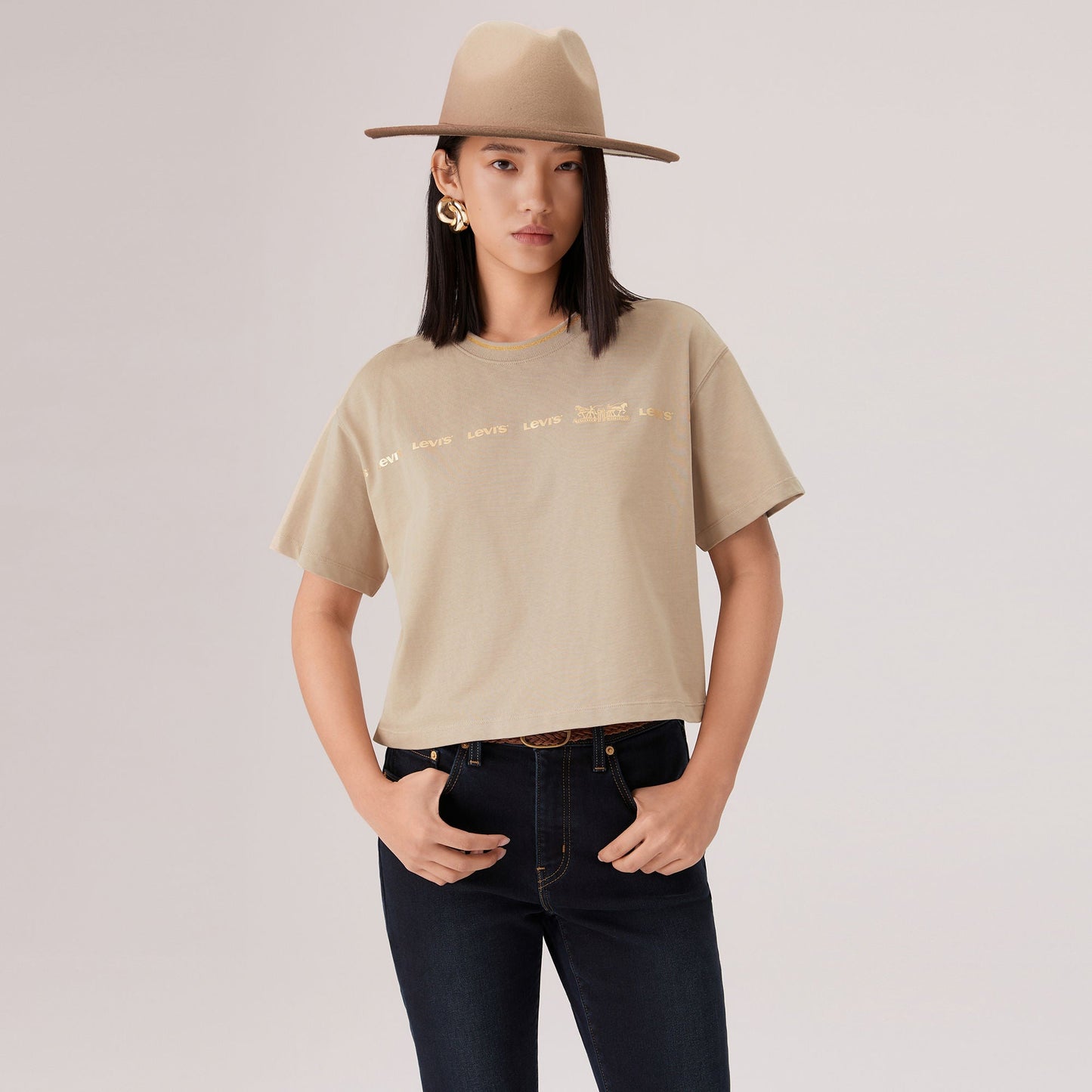 Levi's® Lunar New Year Women's Short-Sleeve Cropped Tee