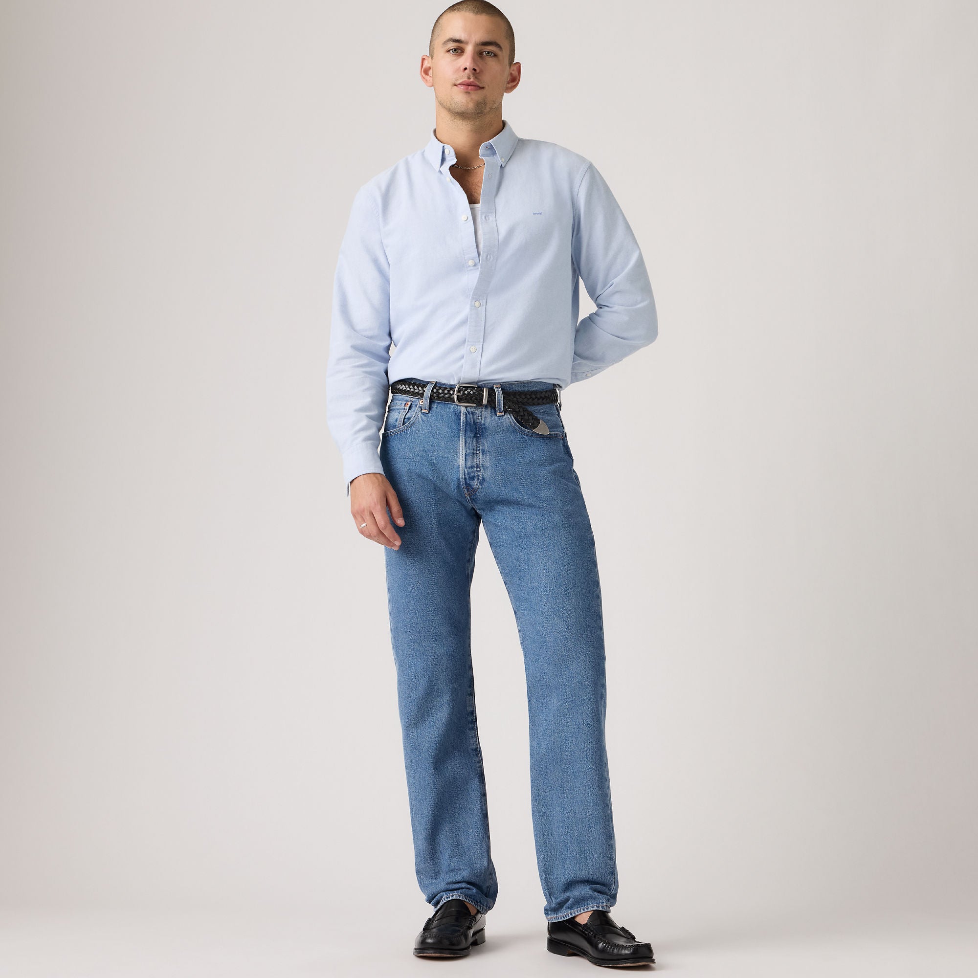 Levi's® Men's 501® Relaxed Jeans - Dark Wash | Levi's SG
