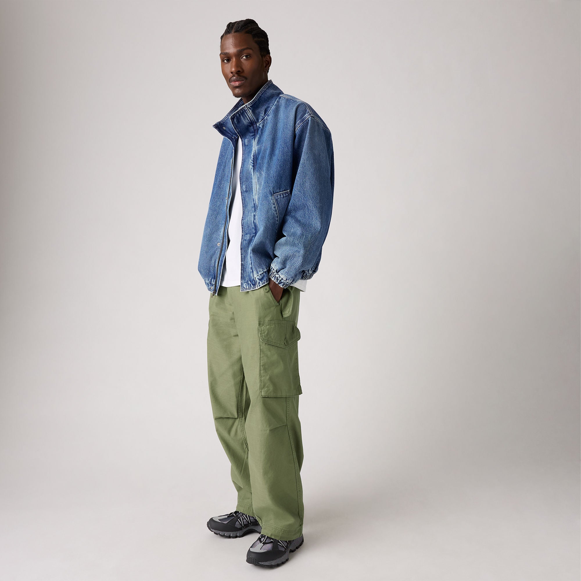 Levi's® Men's Baggy Field Cargos - Green | Levi's SG