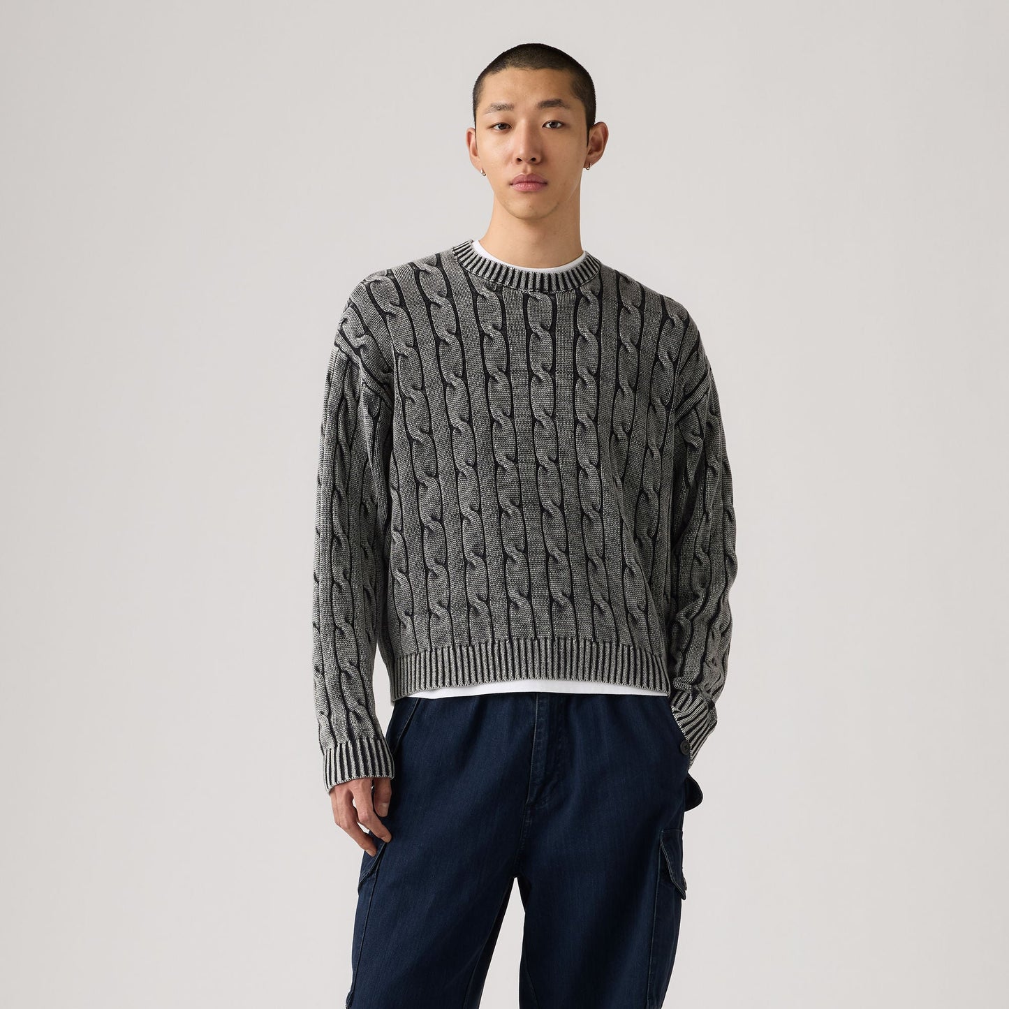 Levi's® Men's Carmel Cable Crew Sweater