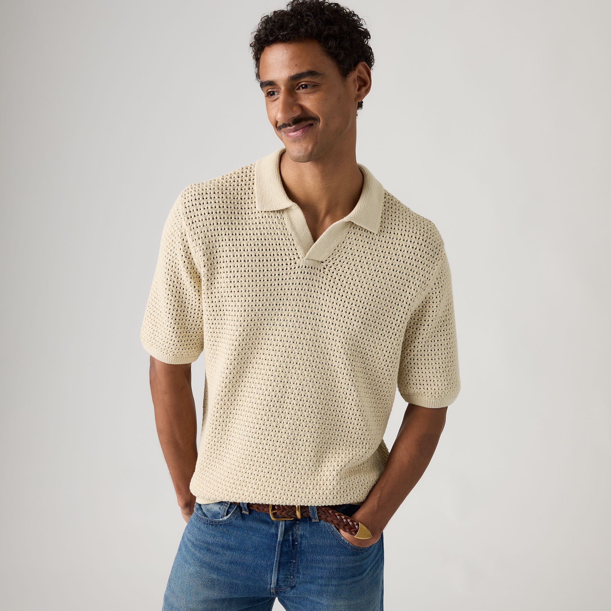 Levi's® Men's Dillon Open Collar Polo - Multicolor | Levi's SG