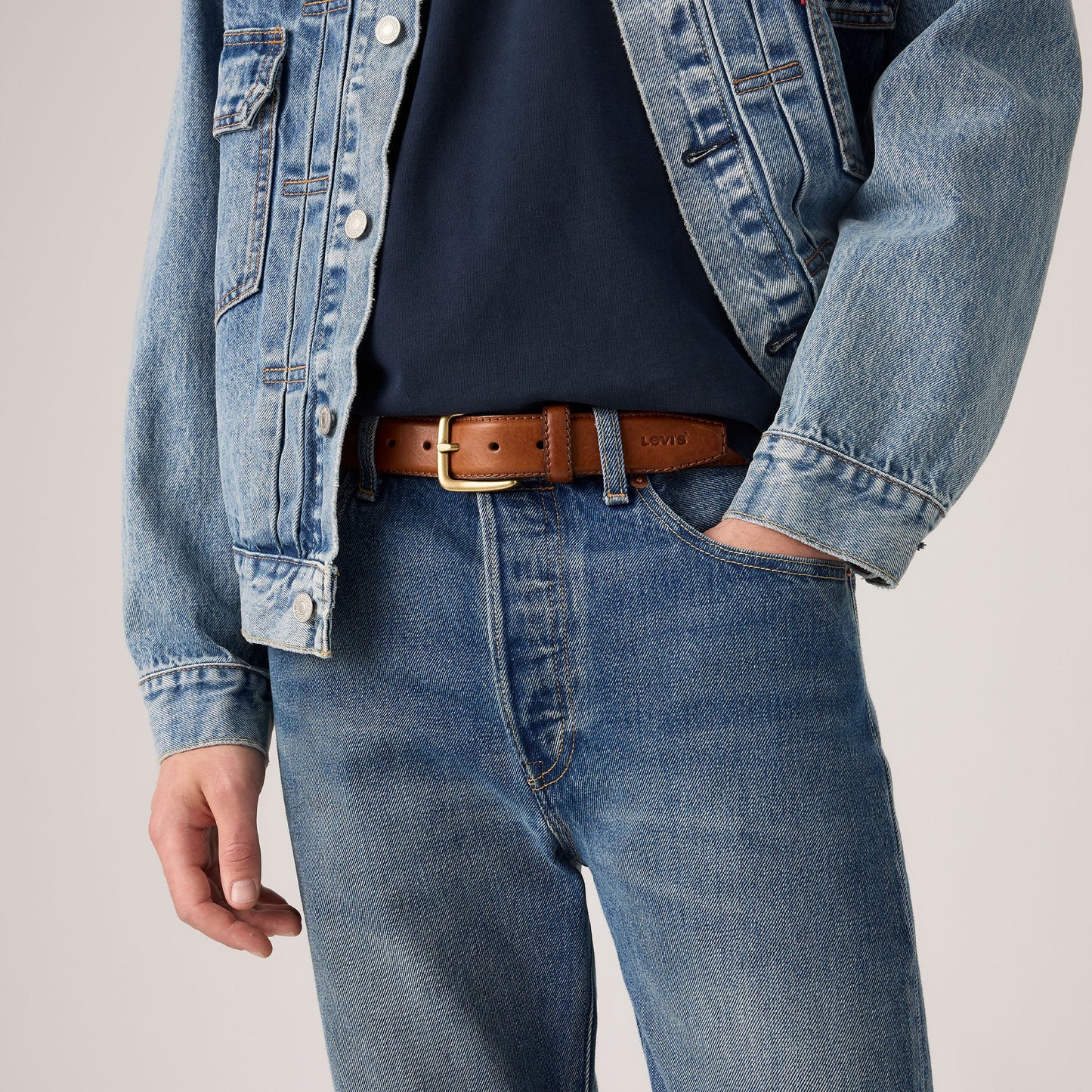 Levi's® Men's Finn Feather Edge Belt